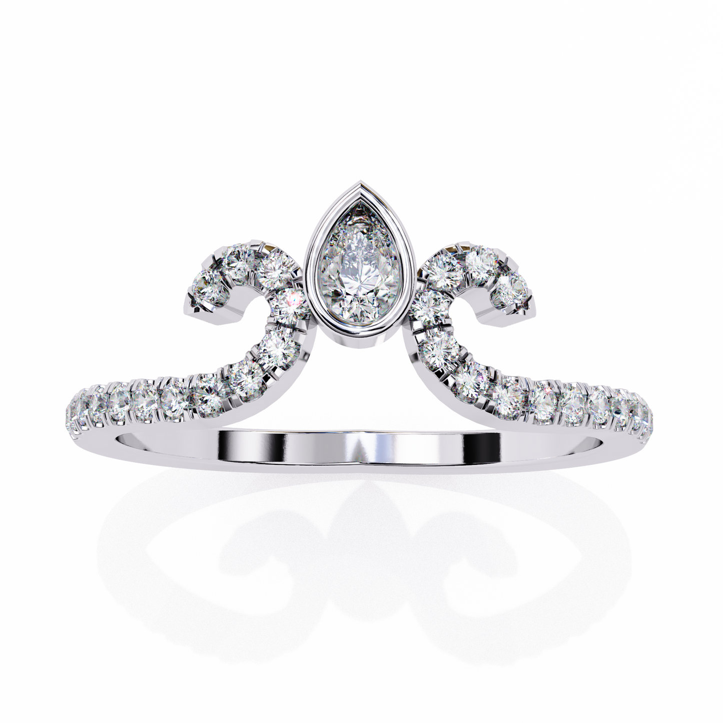 royal empress lab grown diamond ring