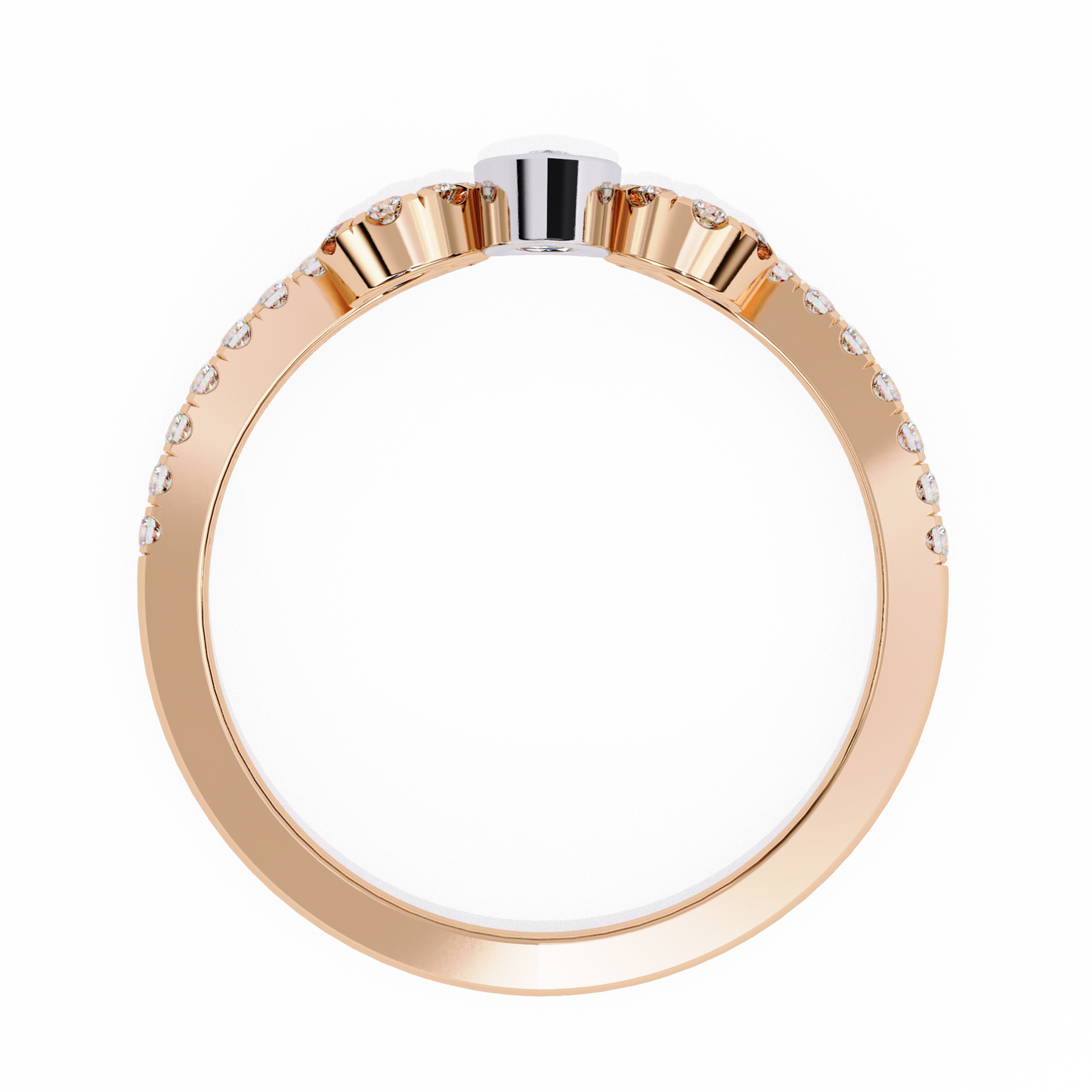 royal empress lab grown diamond ring