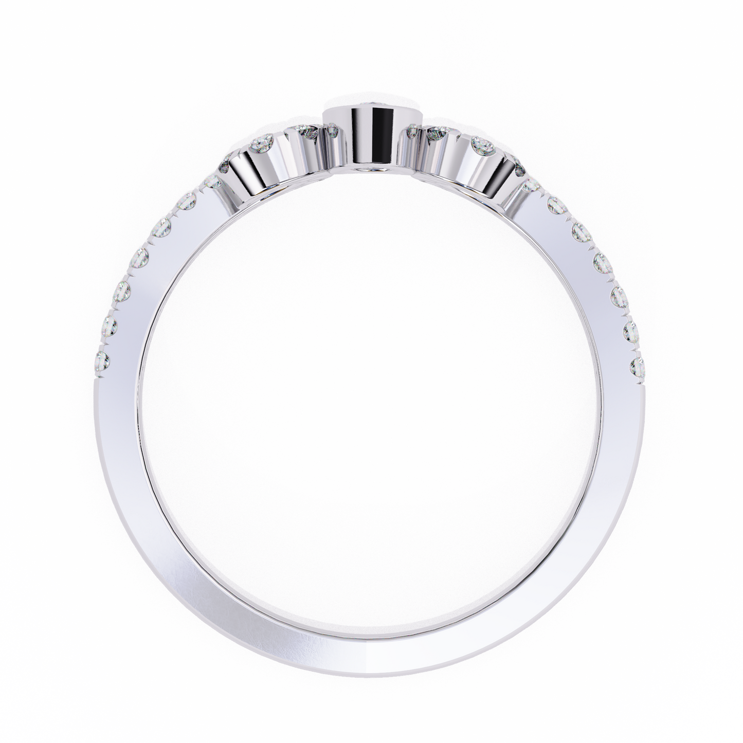 royal empress lab grown diamond ring