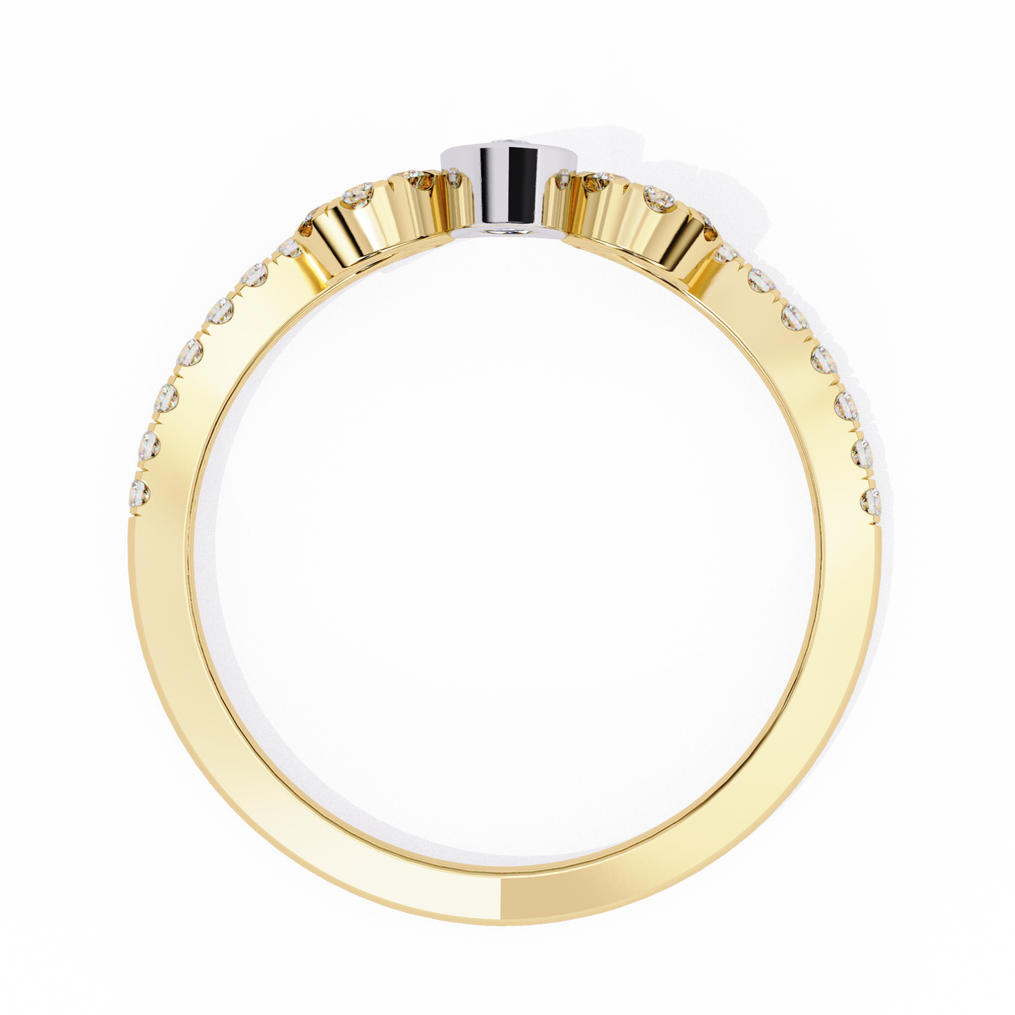 royal empress lab grown diamond ring