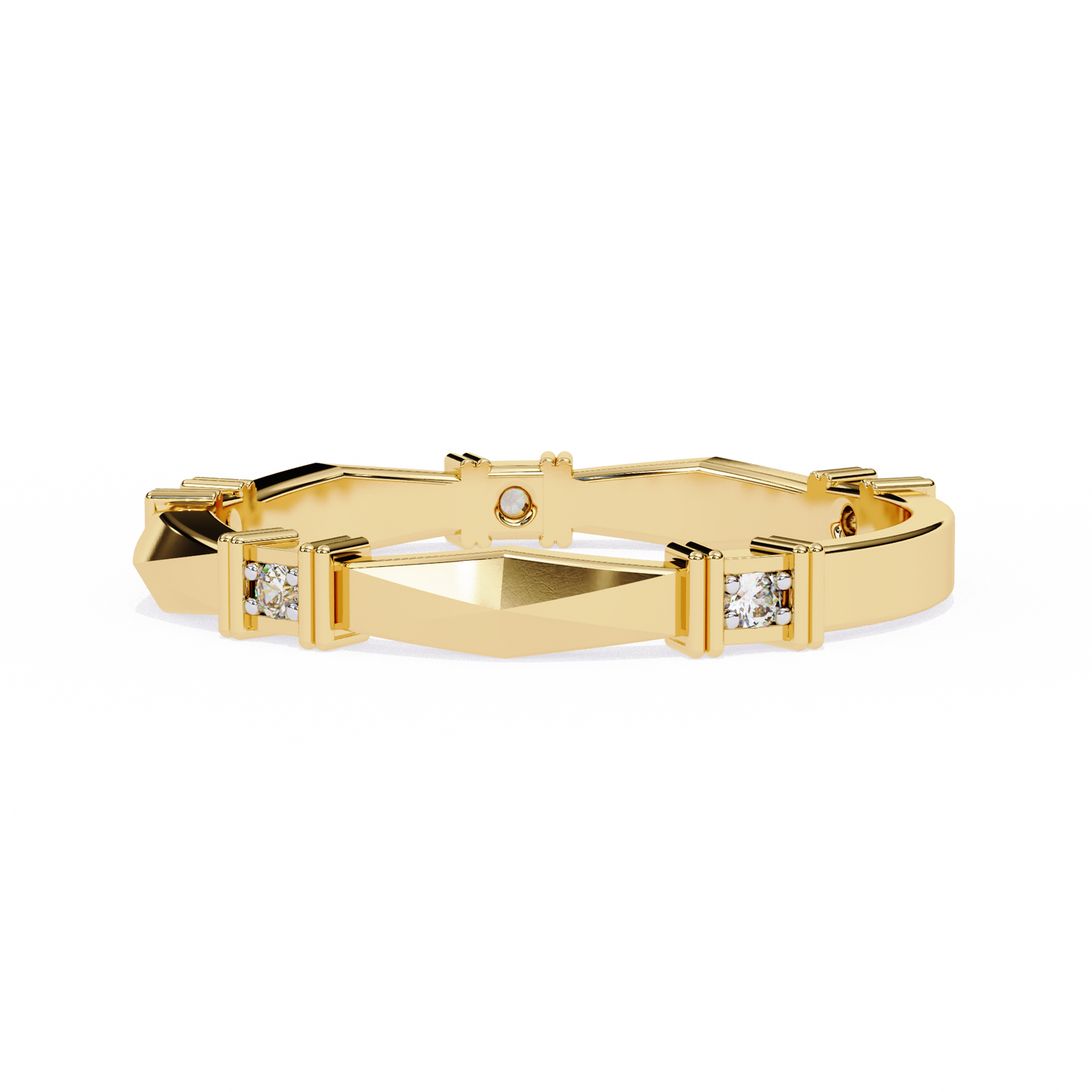 artisan crest lab grown diamond ring