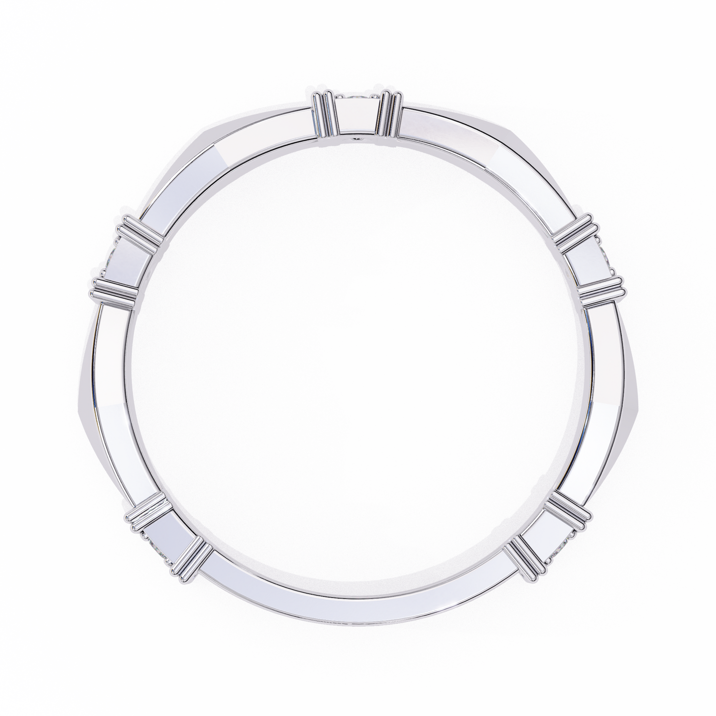 artisan crest lab grown diamond ring