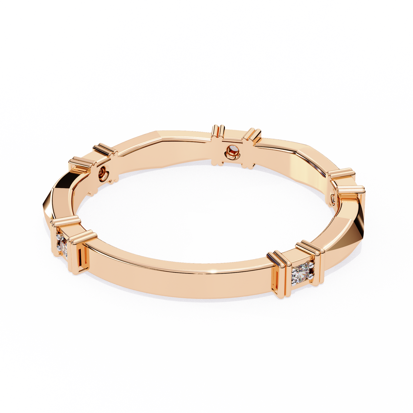 artisan crest lab grown diamond ring