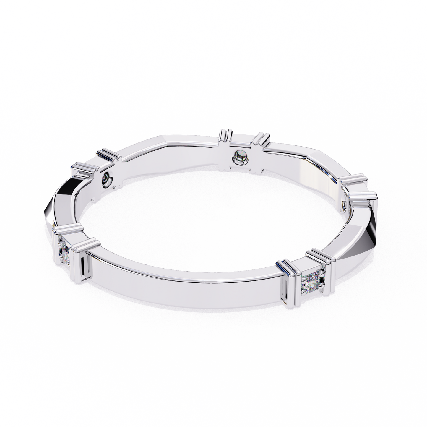 artisan crest lab grown diamond ring