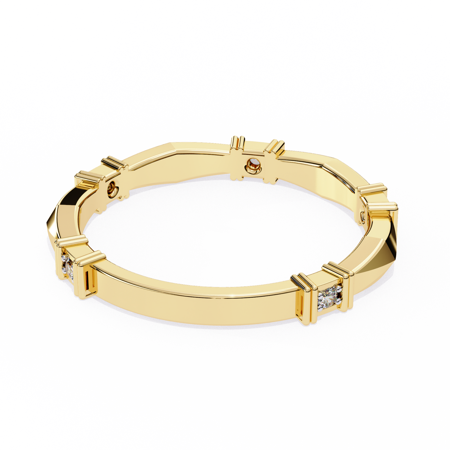 artisan crest lab grown diamond ring