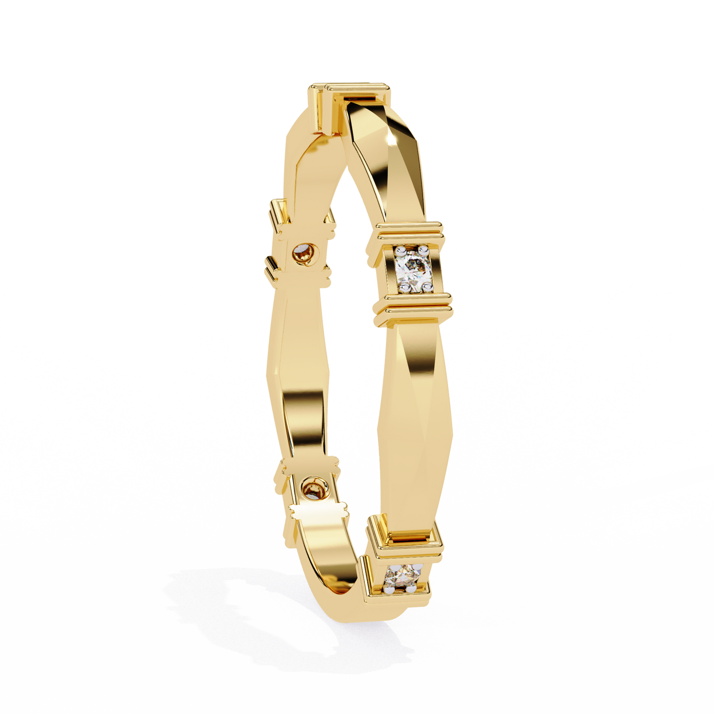 artisan crest lab grown diamond ring