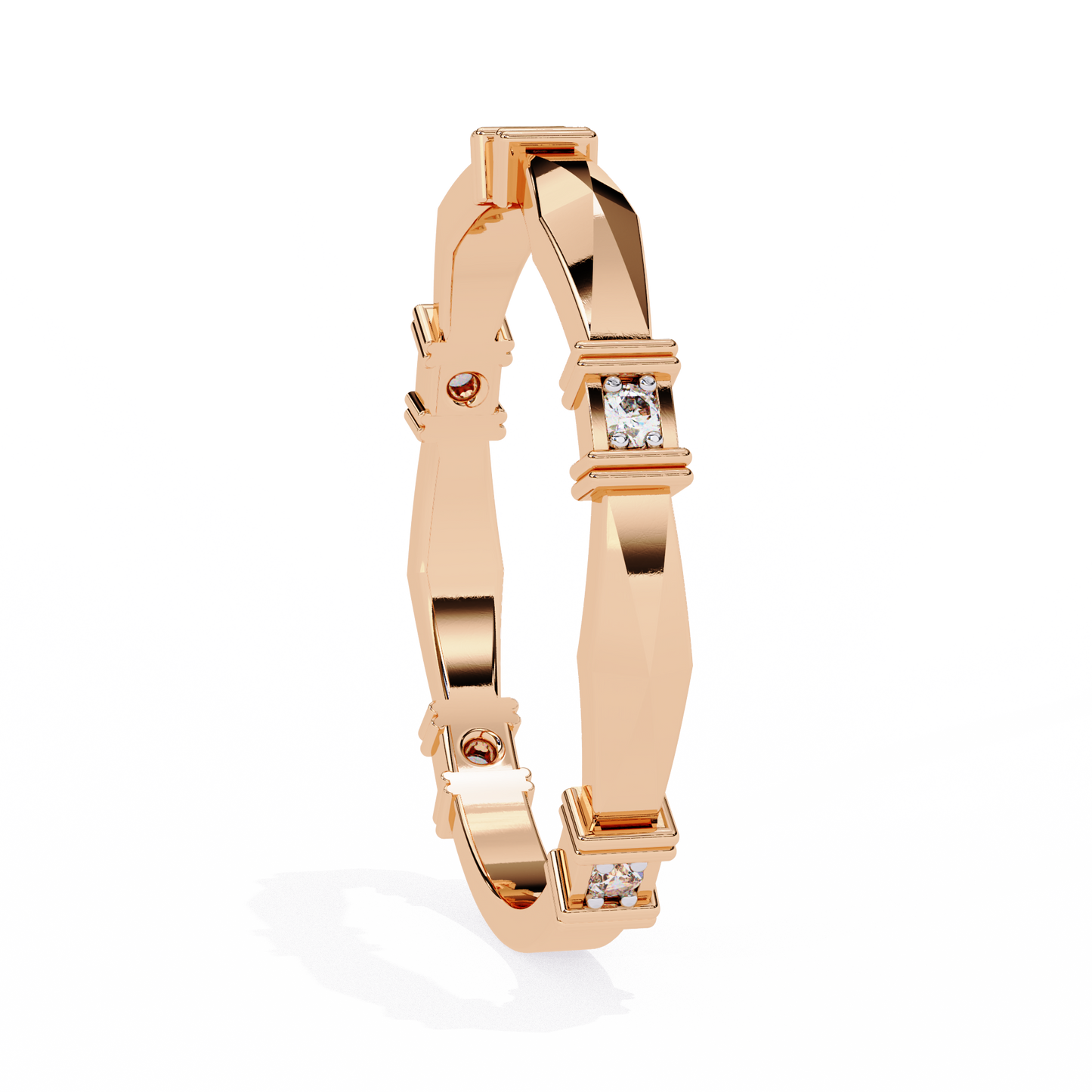 artisan crest lab grown diamond ring