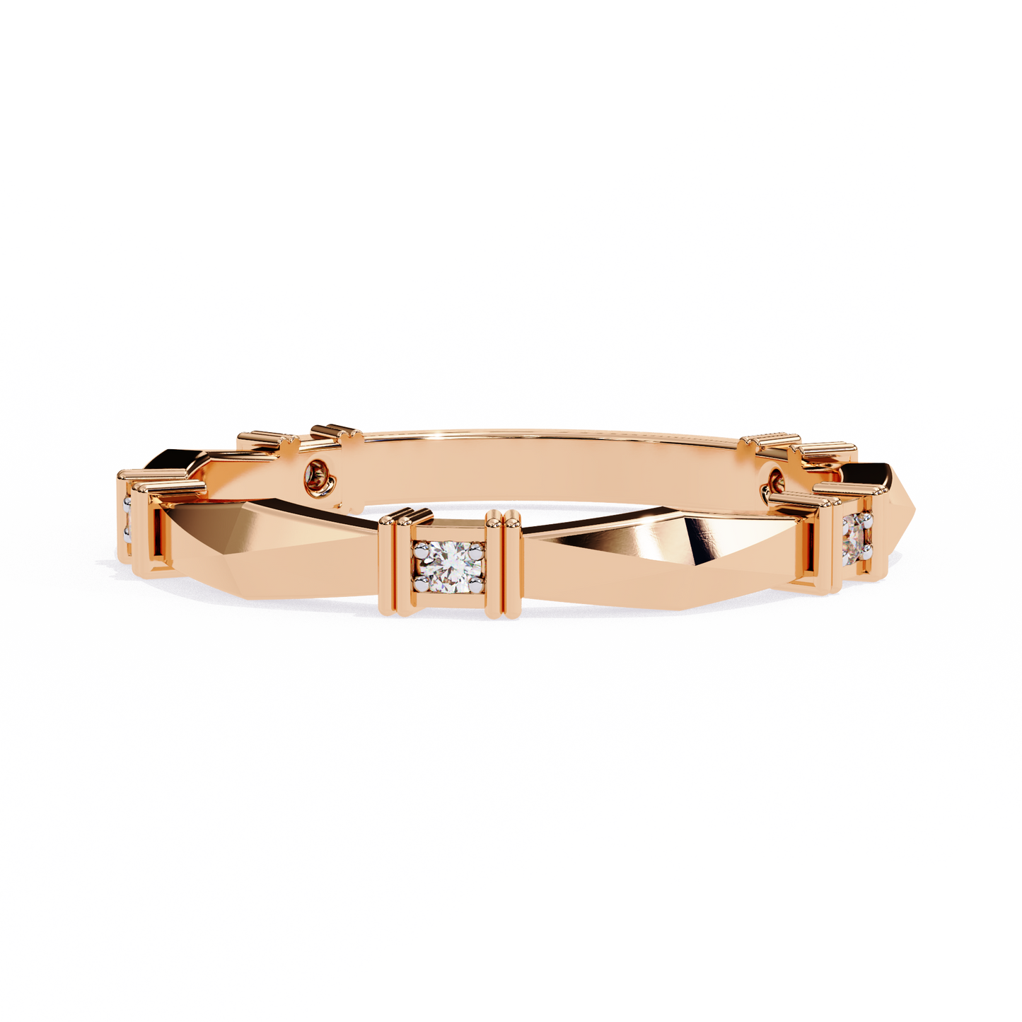 artisan crest lab grown diamond ring
