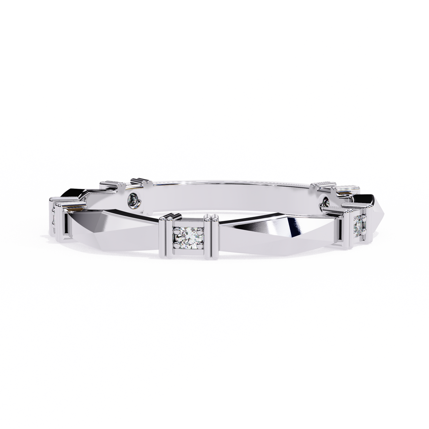 artisan crest lab grown diamond ring