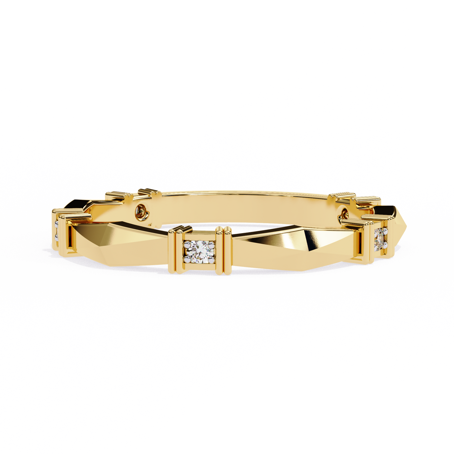 artisan crest lab grown diamond ring