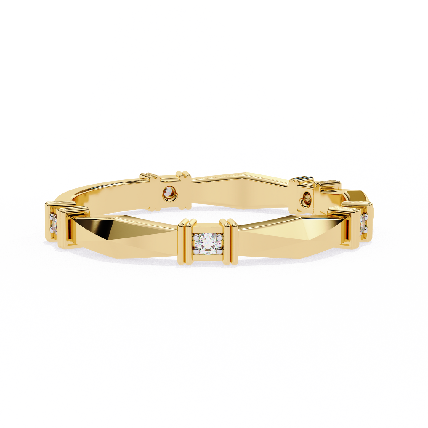 artisan crest lab grown diamond ring