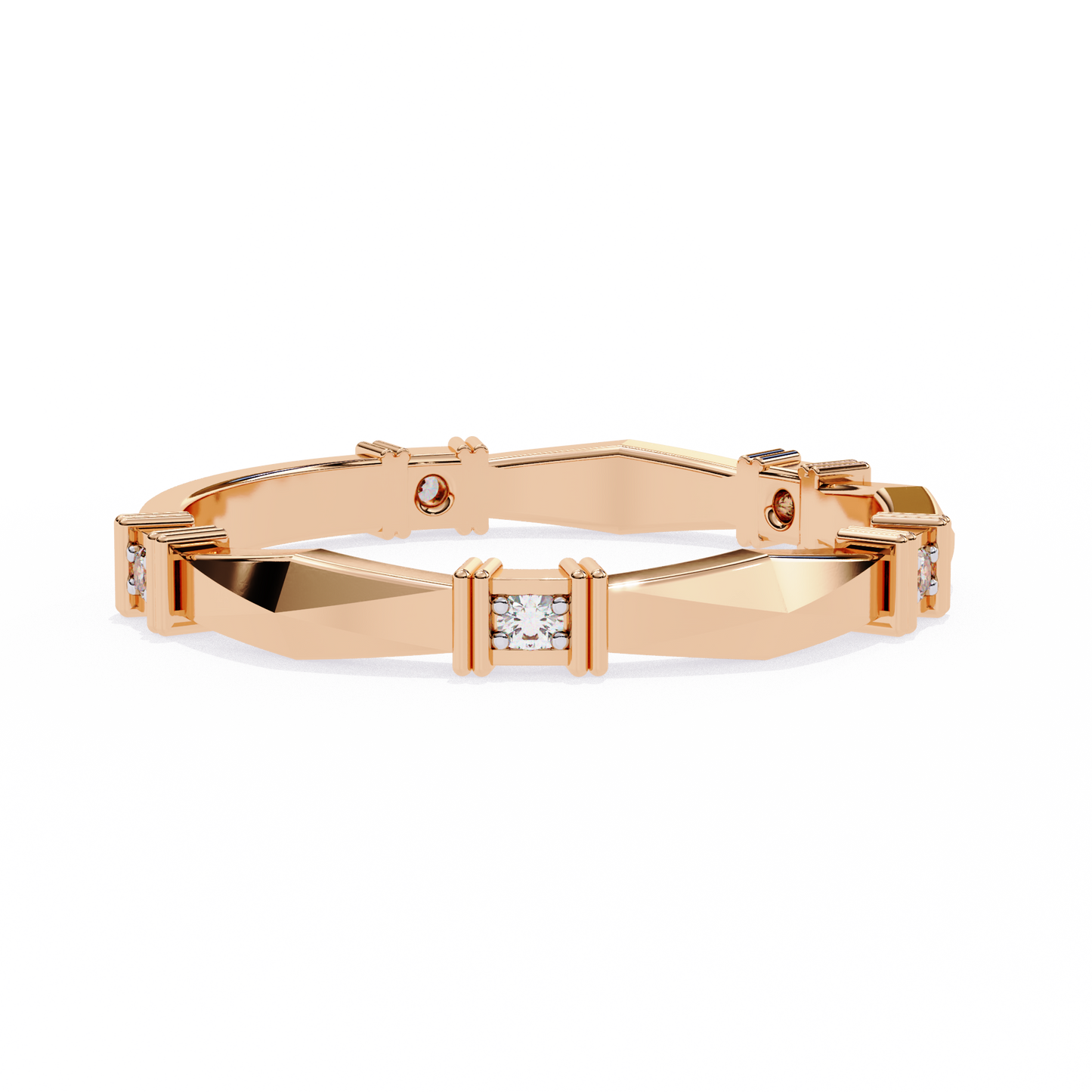 artisan crest lab grown diamond ring