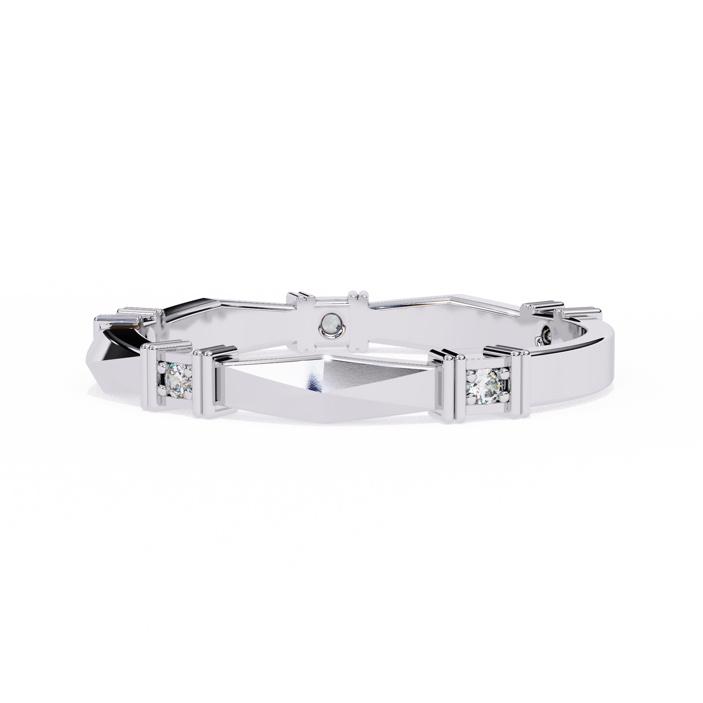 artisan crest lab grown diamond ring