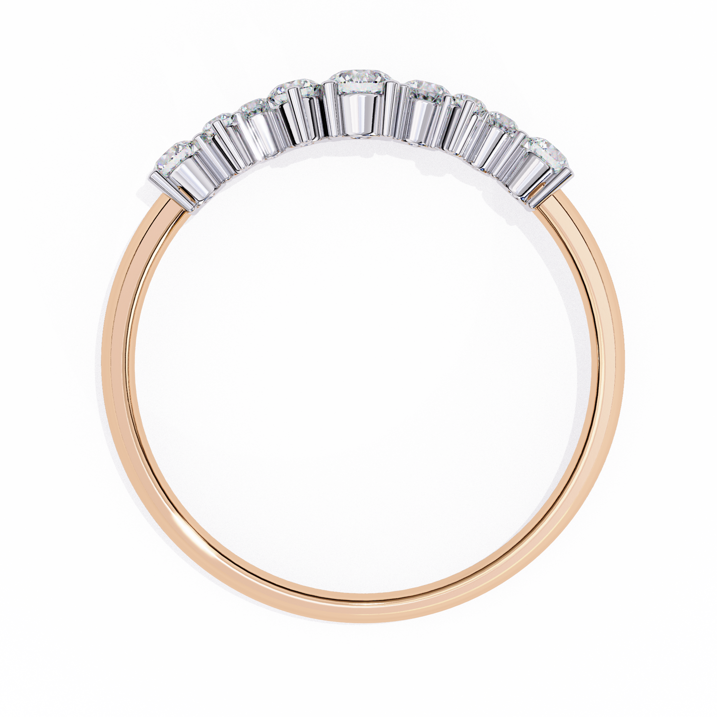 starlit cluster lab grown diamond ring