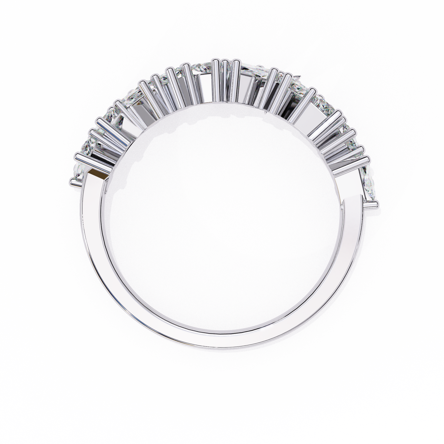 prism crest lab grown diamond ring