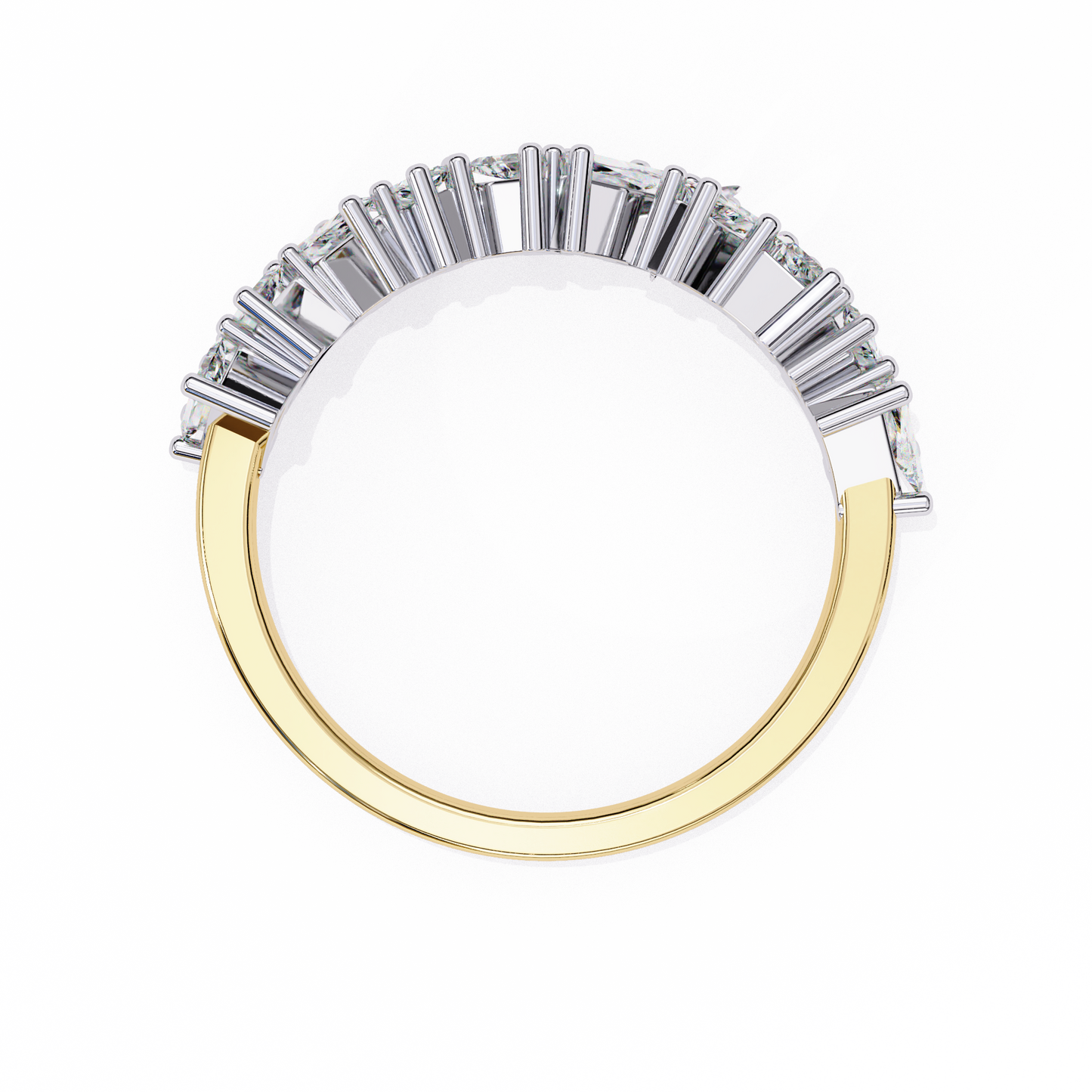 prism crest lab grown diamond ring