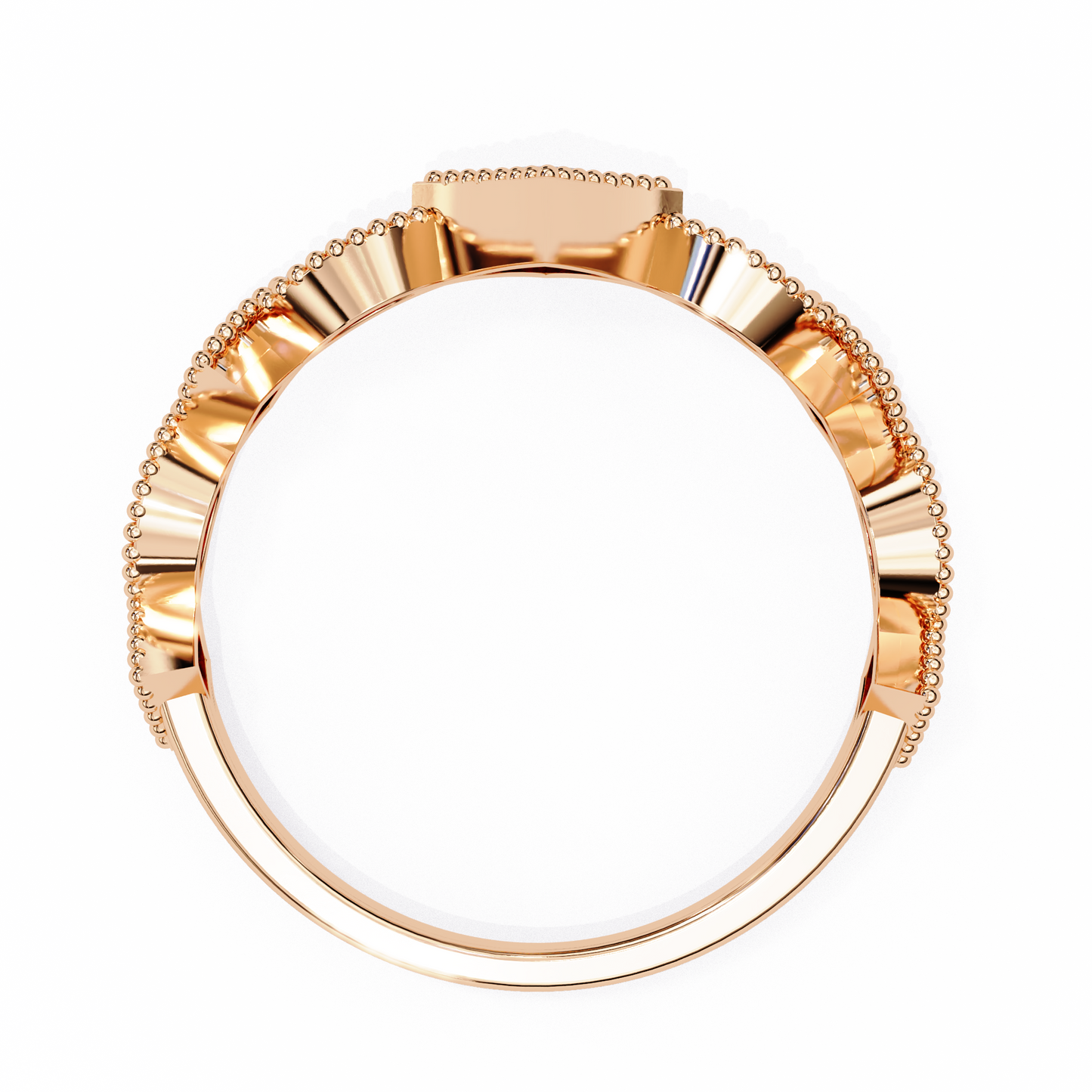 starlit cluster lab grown diamond ring