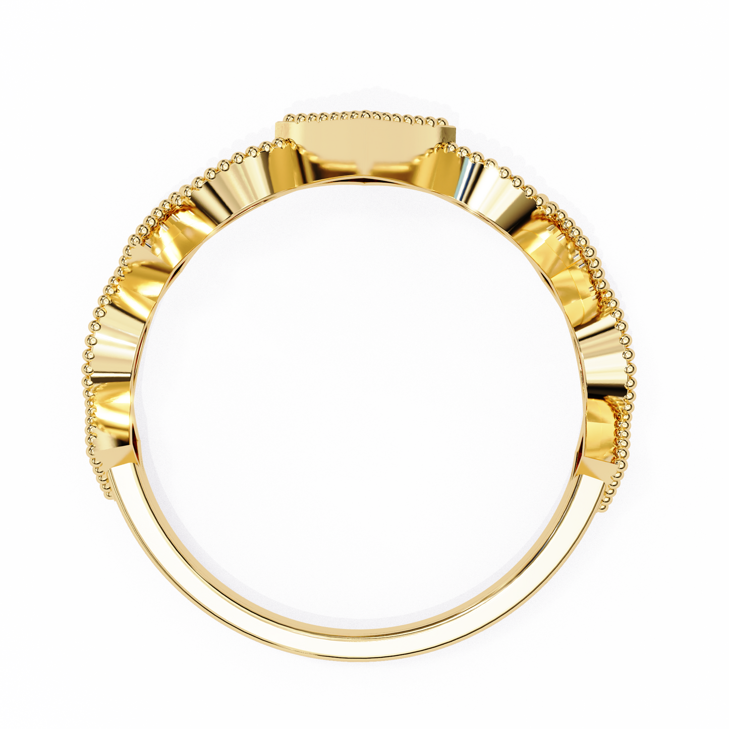 starlit cluster lab grown diamond ring