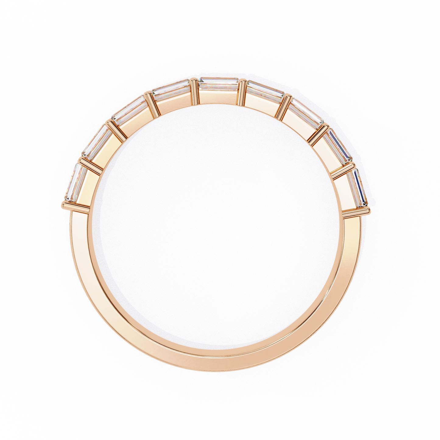 duo brilliance lab grown diamond ring