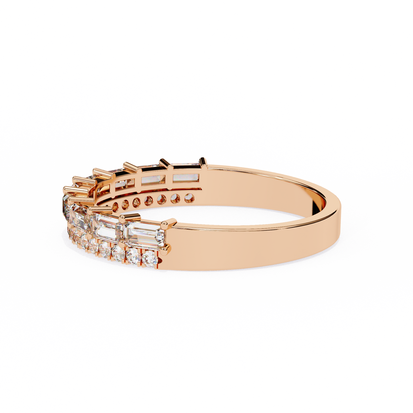 duo brilliance lab grown diamond ring