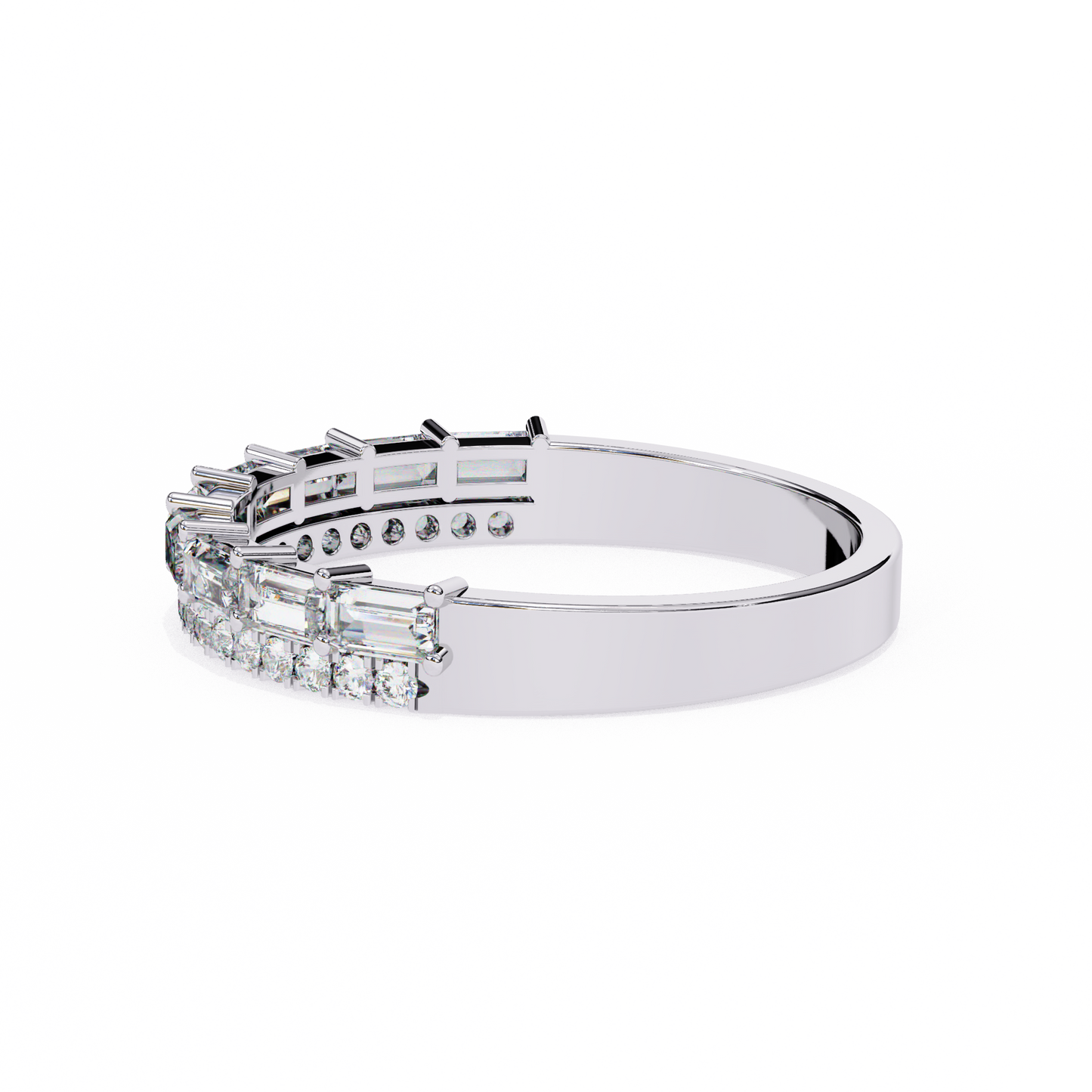 duo brilliance lab grown diamond ring