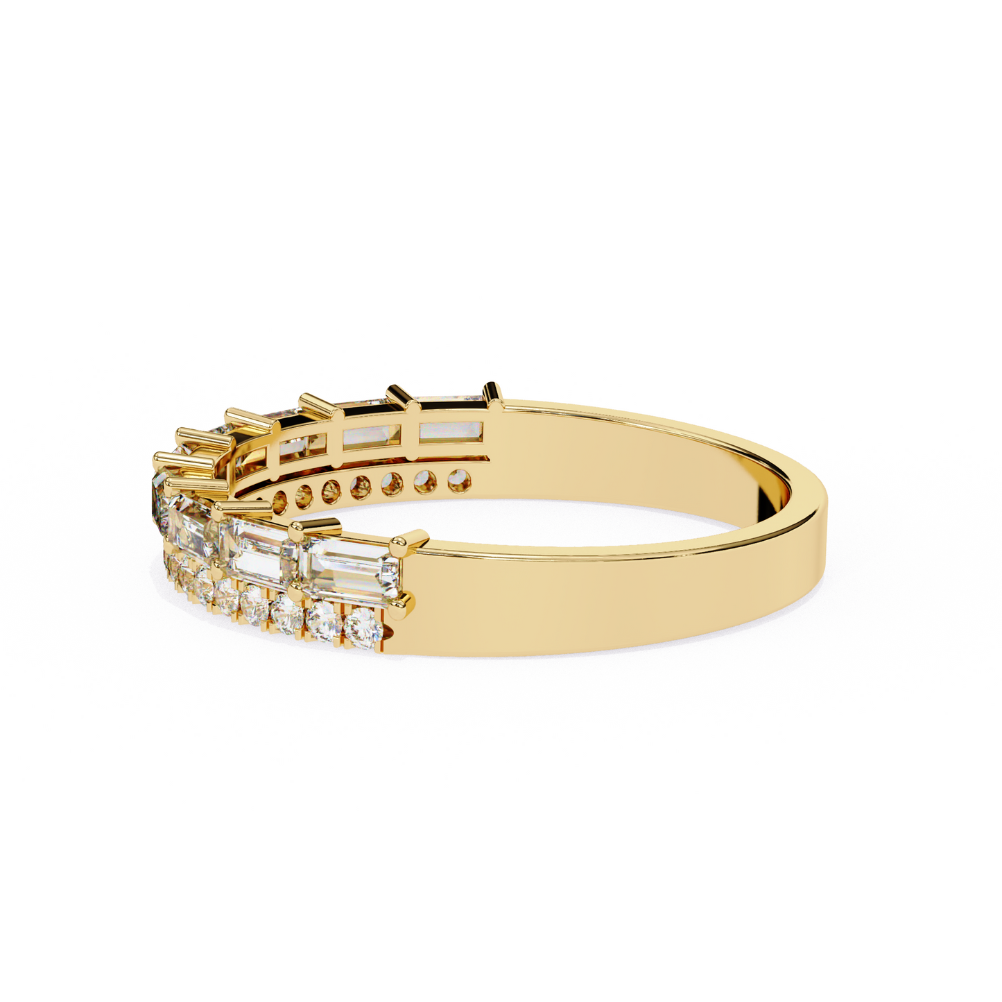 duo brilliance lab grown diamond ring
