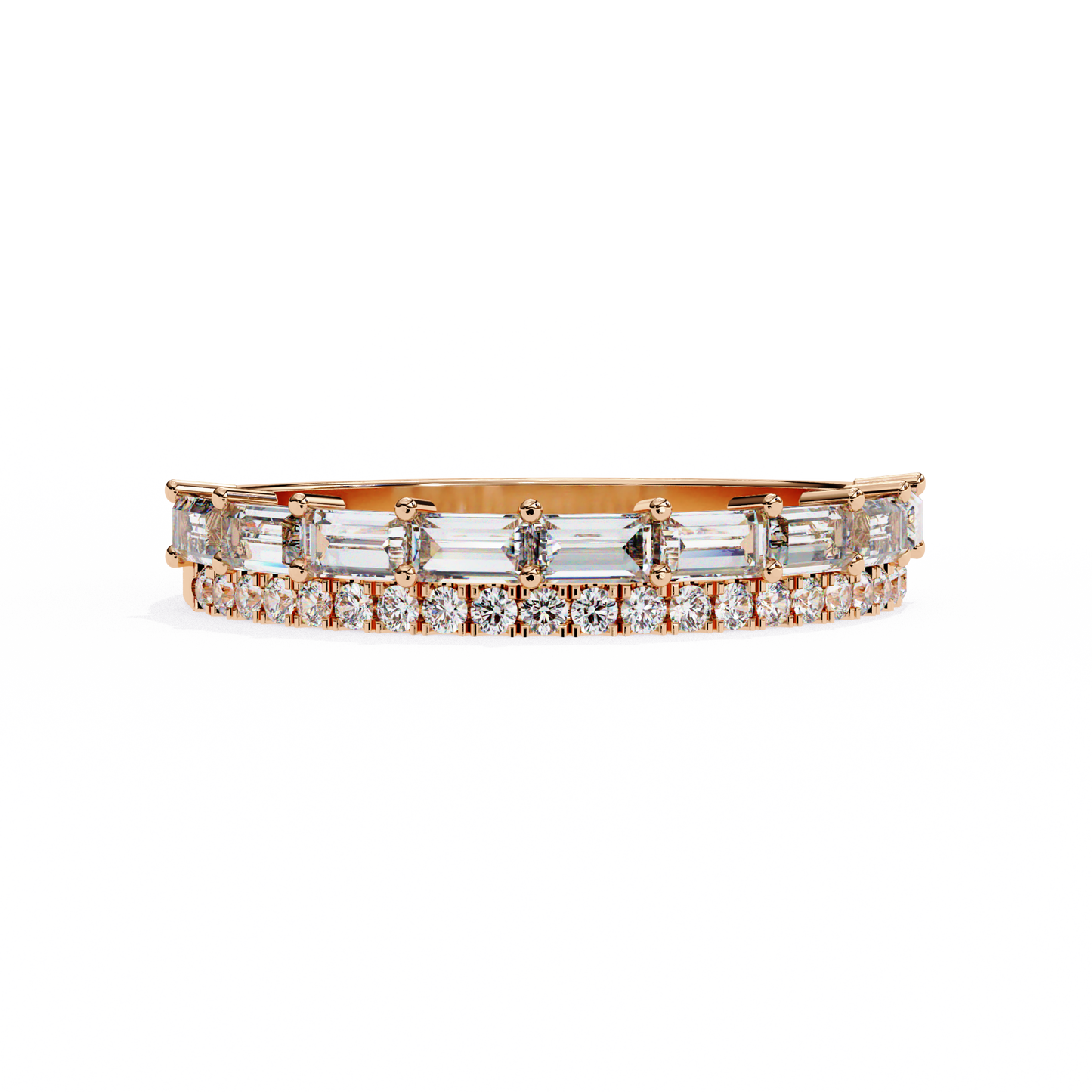 duo brilliance lab grown diamond ring