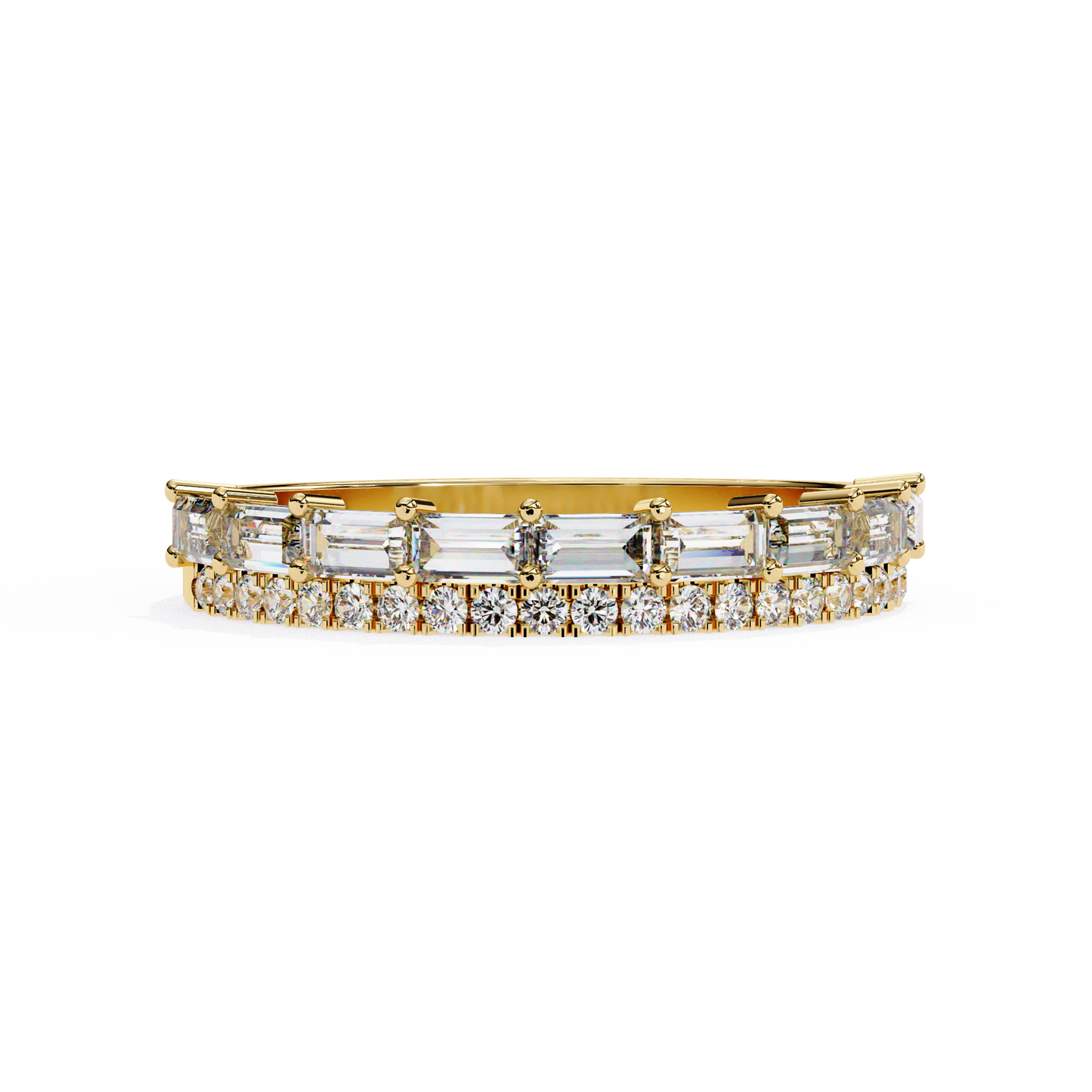 duo brilliance lab grown diamond ring
