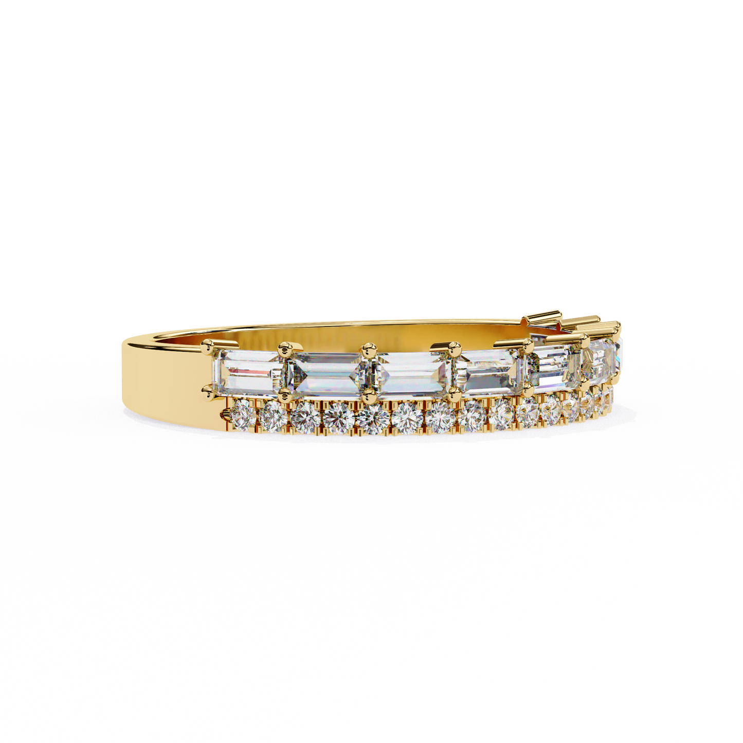 duo brilliance lab grown diamond ring
