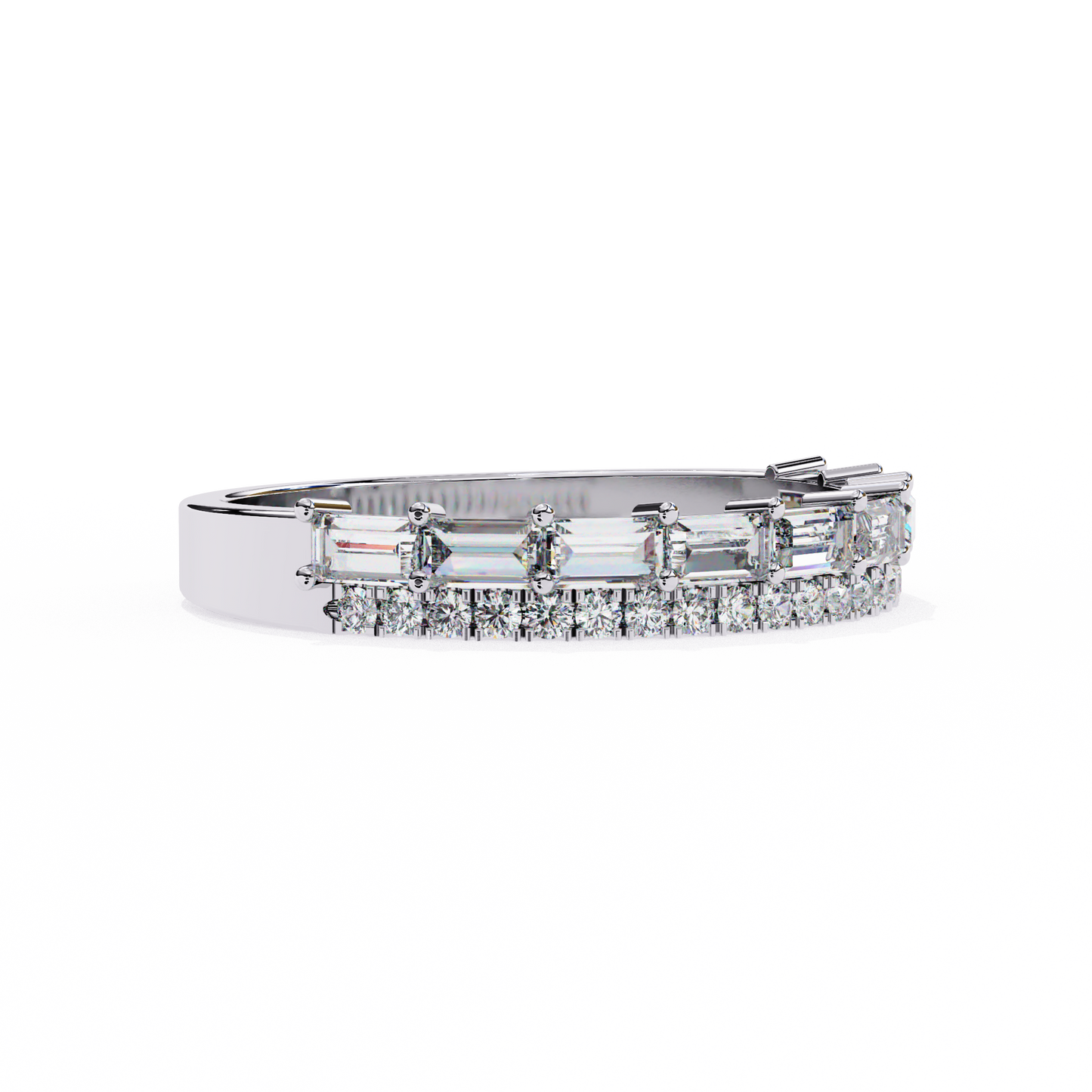 duo brilliance lab grown diamond ring