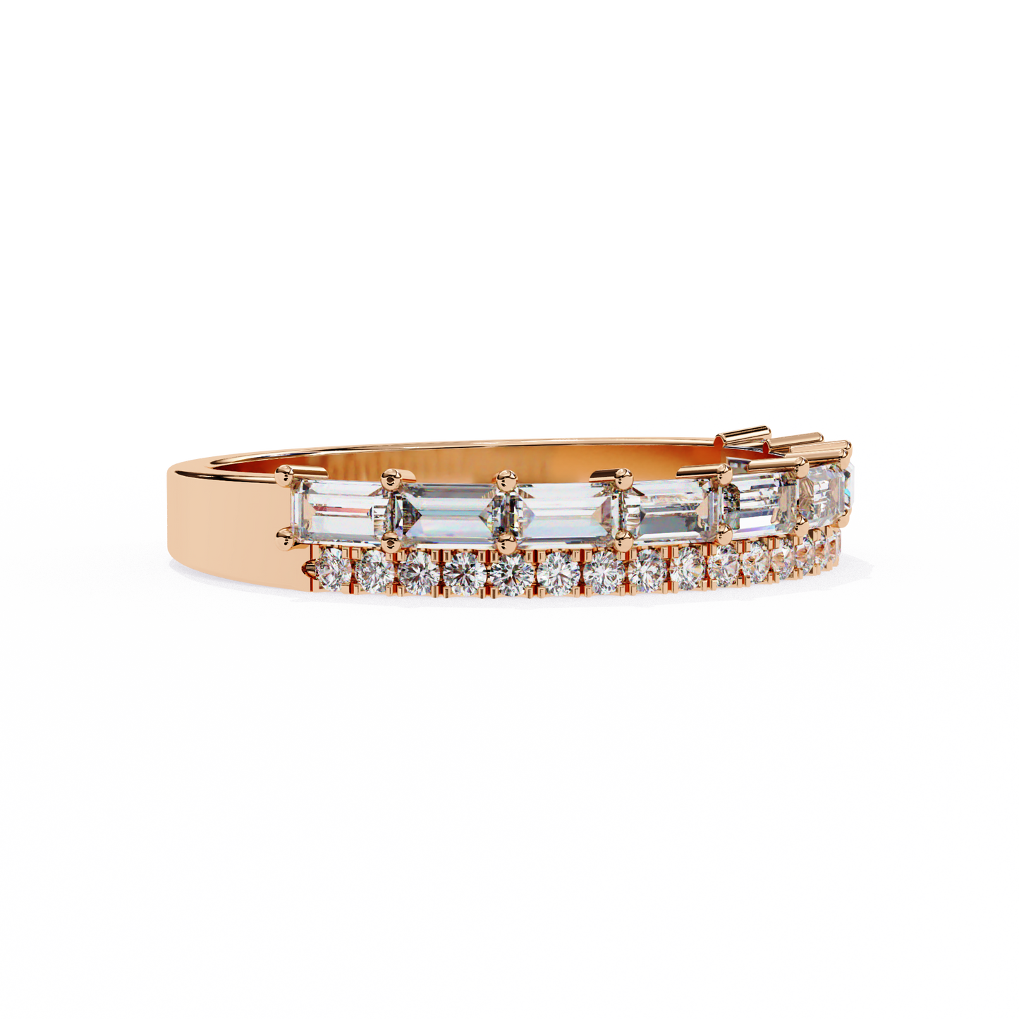 duo brilliance lab grown diamond ring