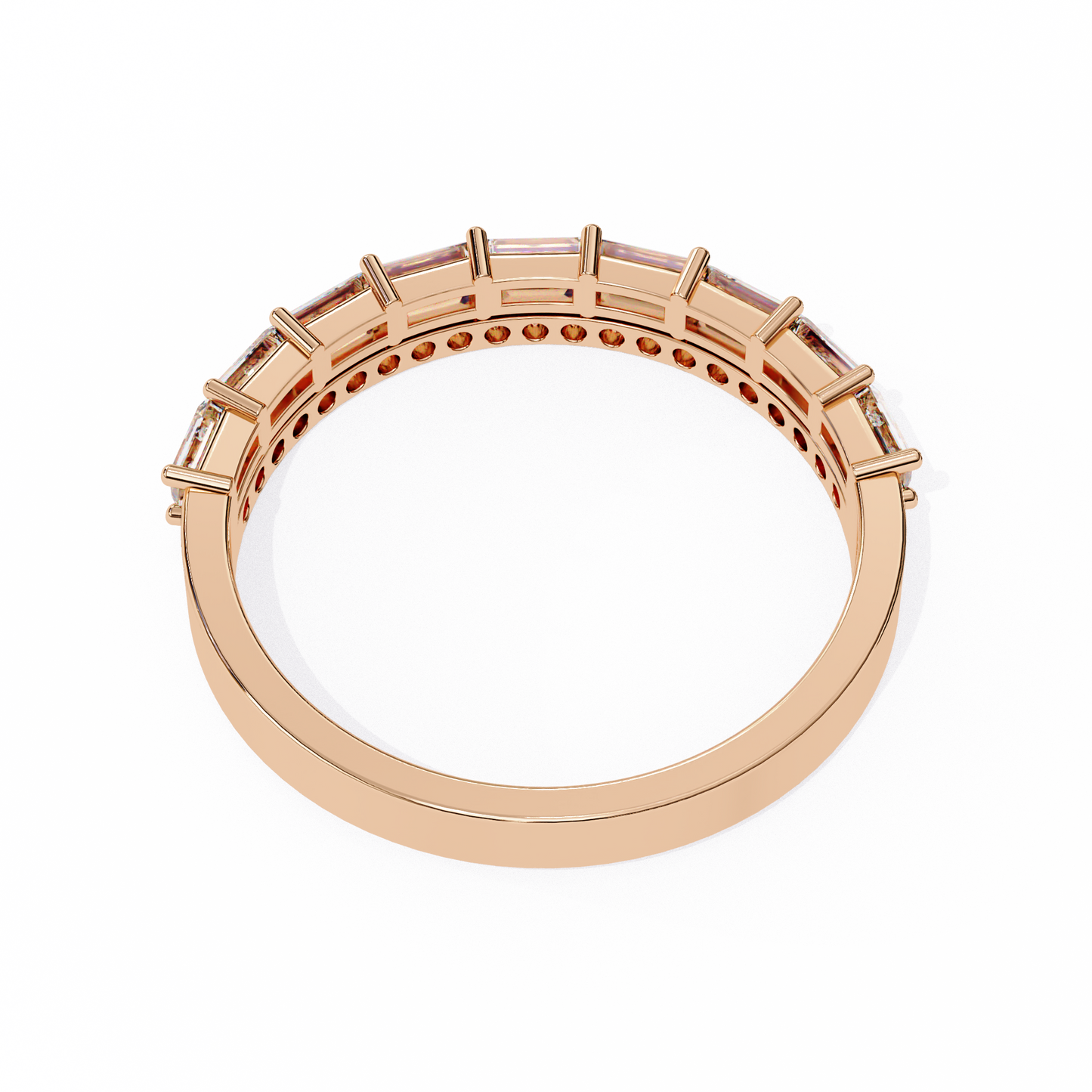 duo brilliance lab grown diamond ring