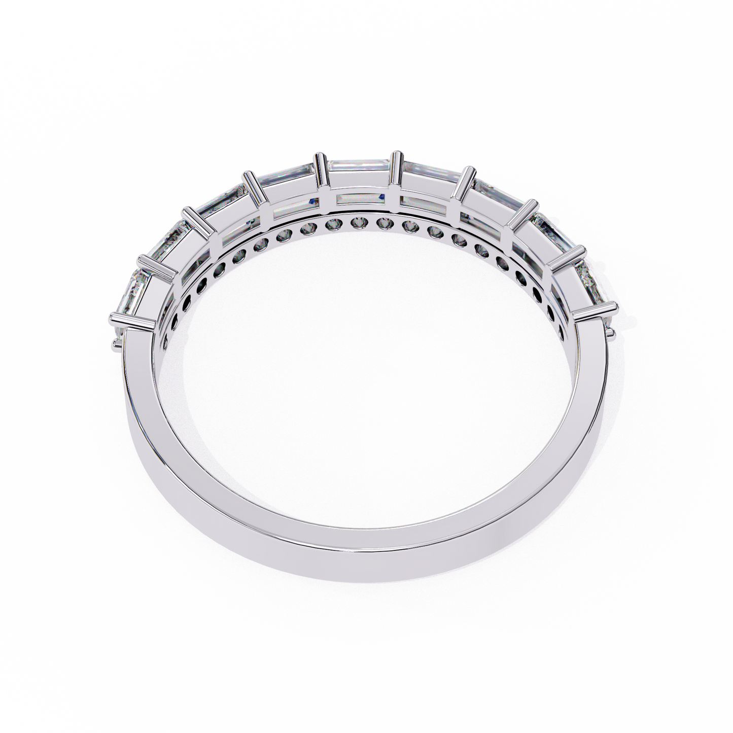 duo brilliance lab grown diamond ring