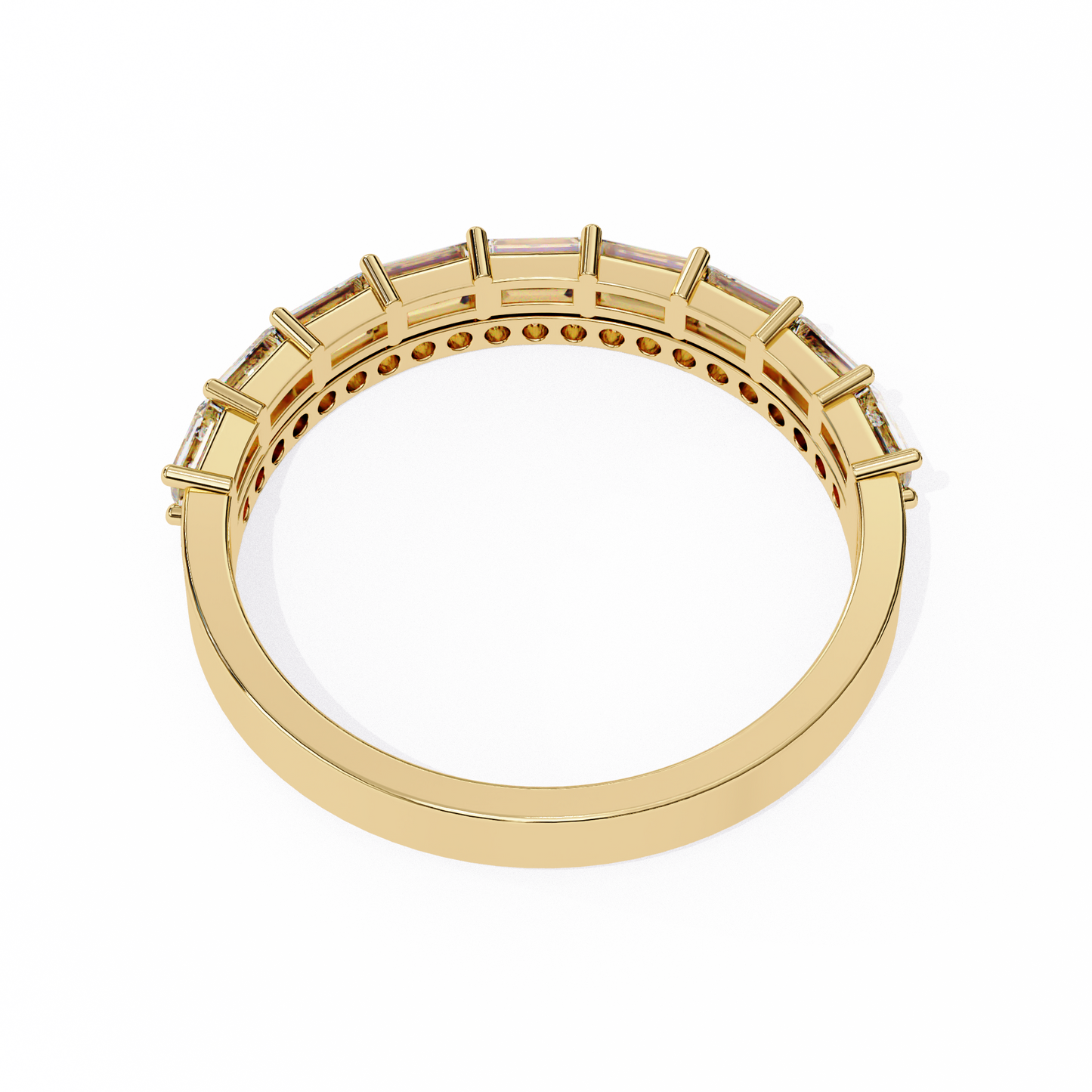 duo brilliance lab grown diamond ring