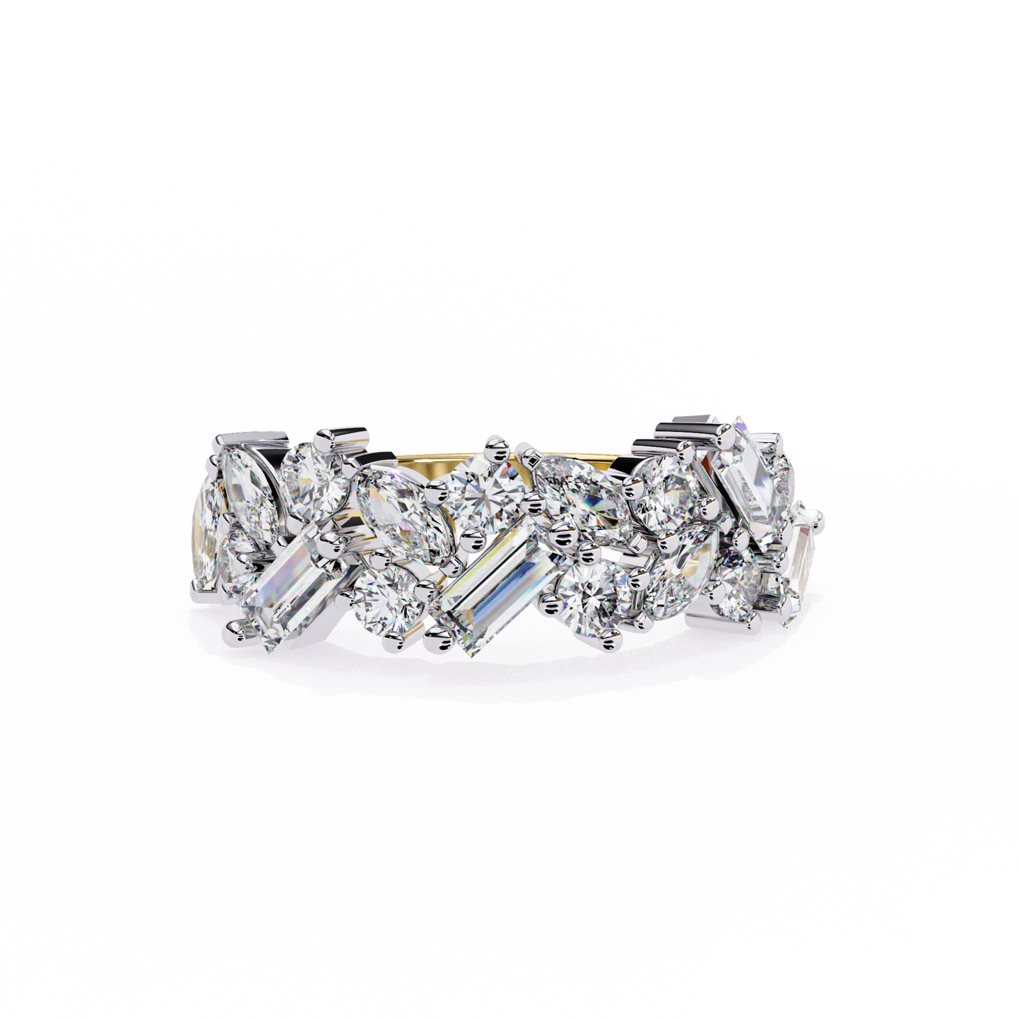 avant cluster lab grown diamond ring