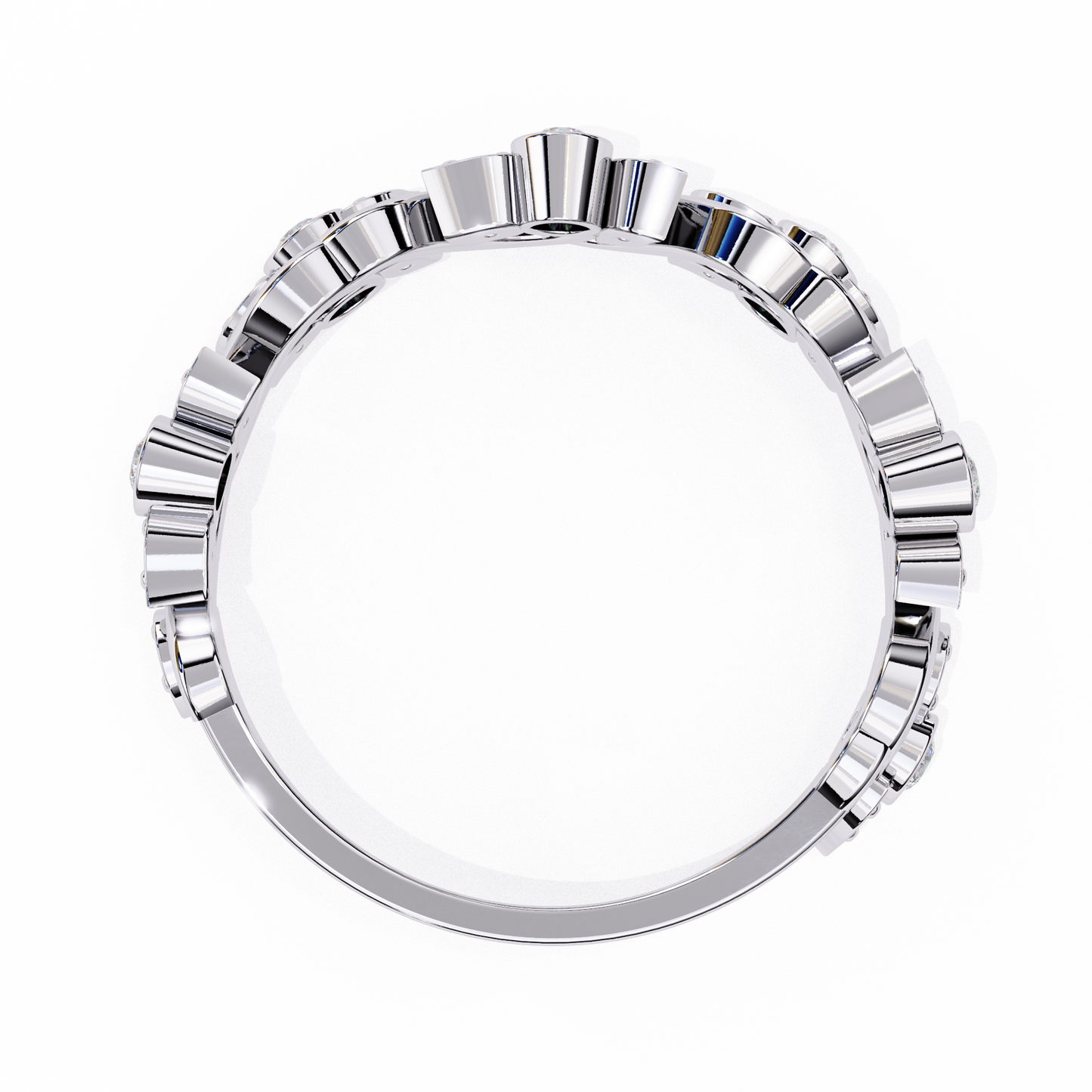 rosy vine lab grown diamond ring
