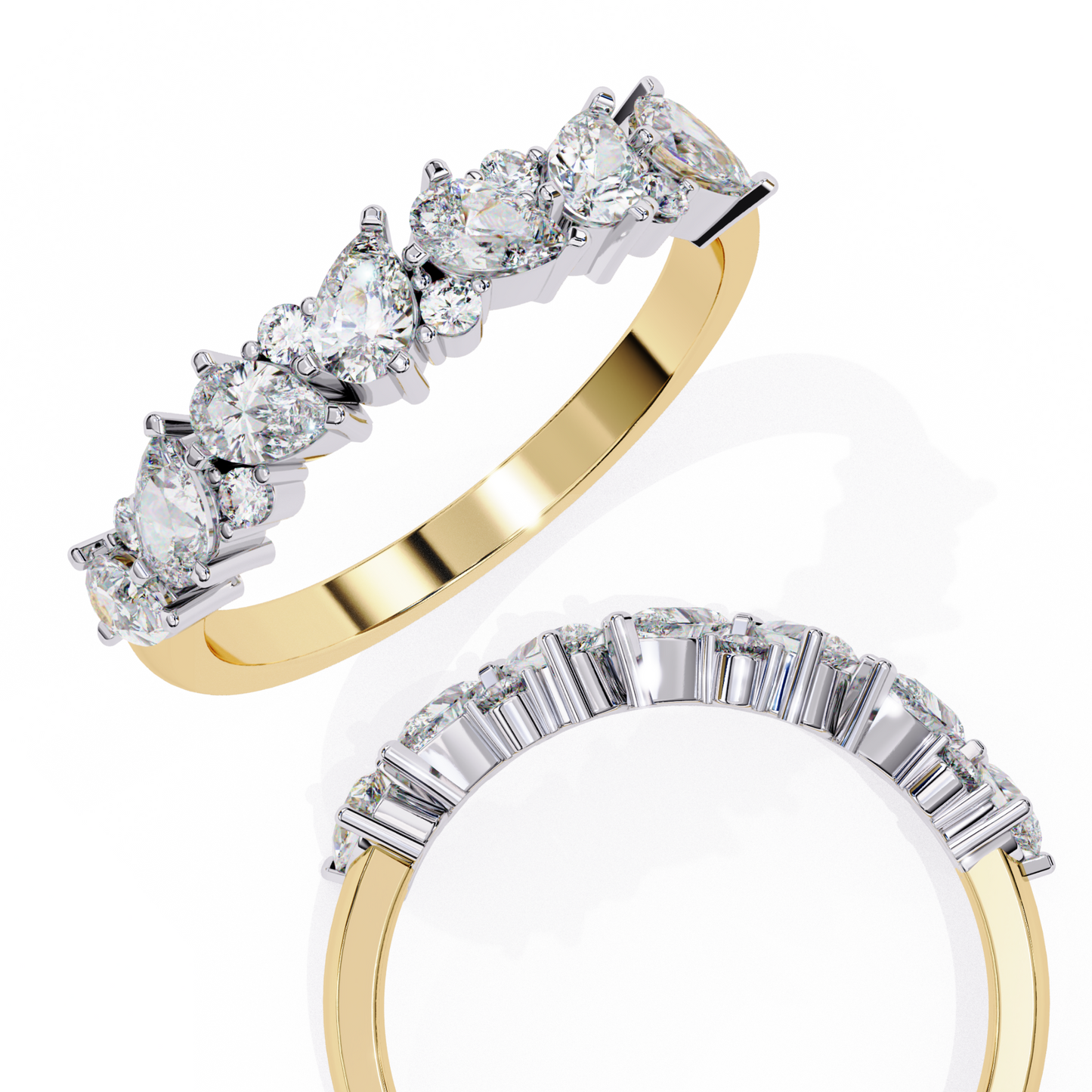 versa crown lab grown diamond ring