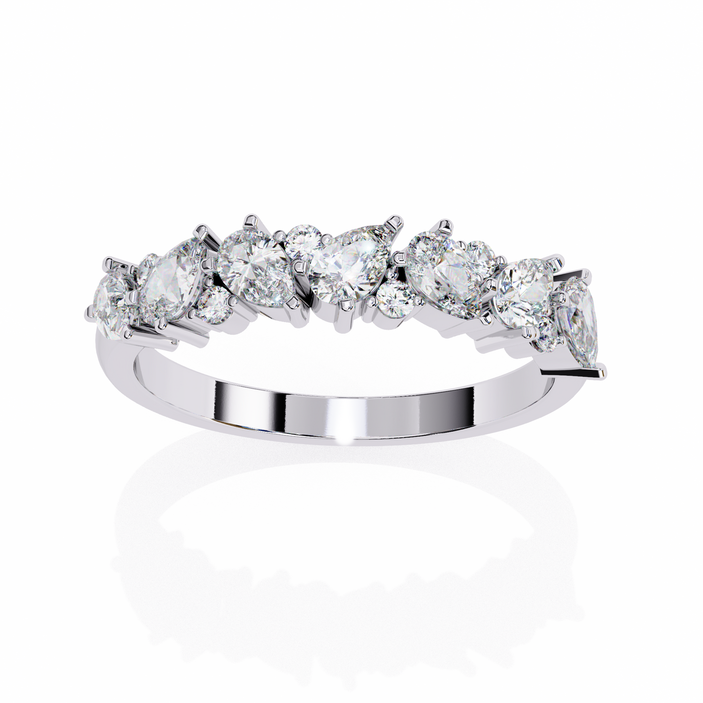 versa crown lab grown diamond ring