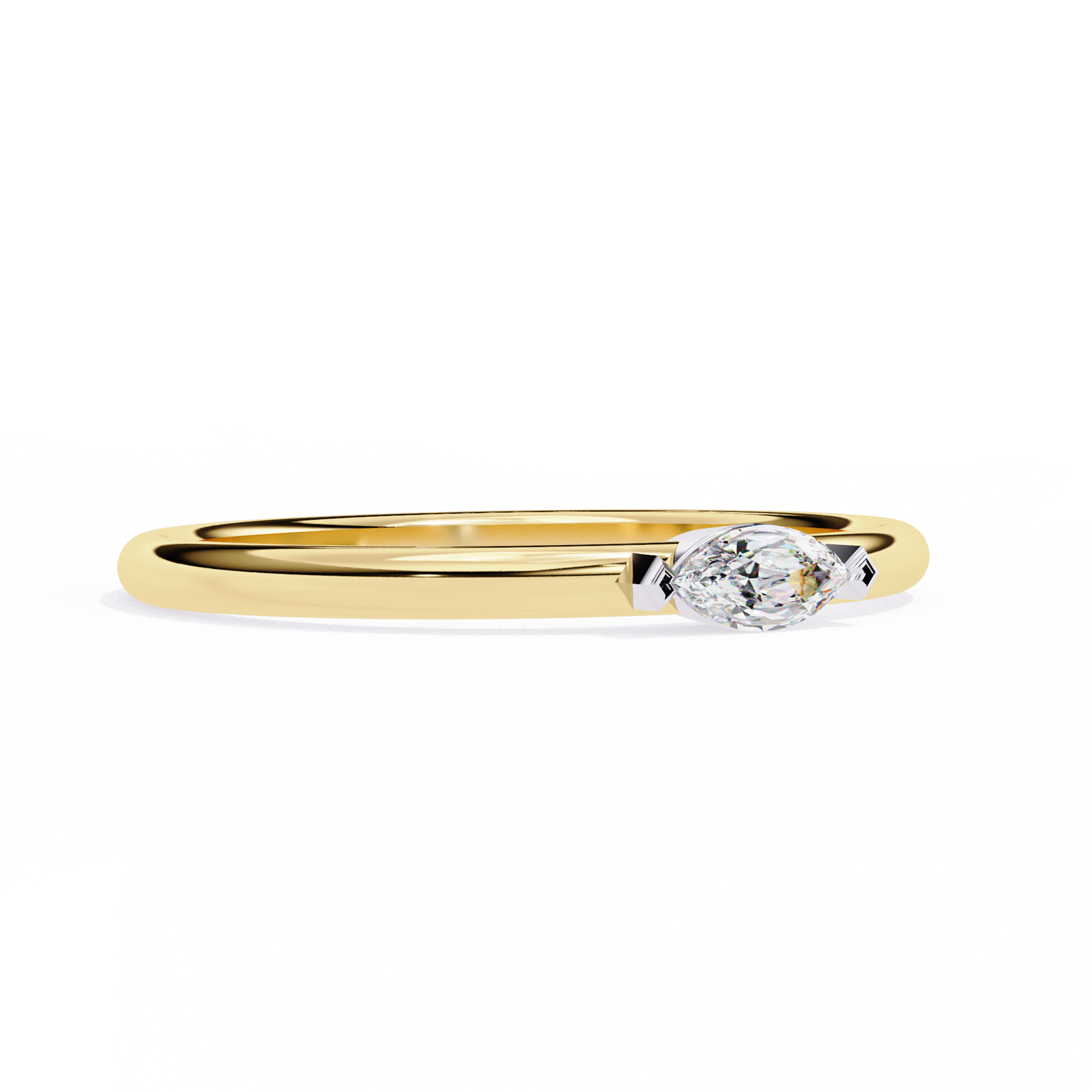 pure marquise lab grown diamond ring