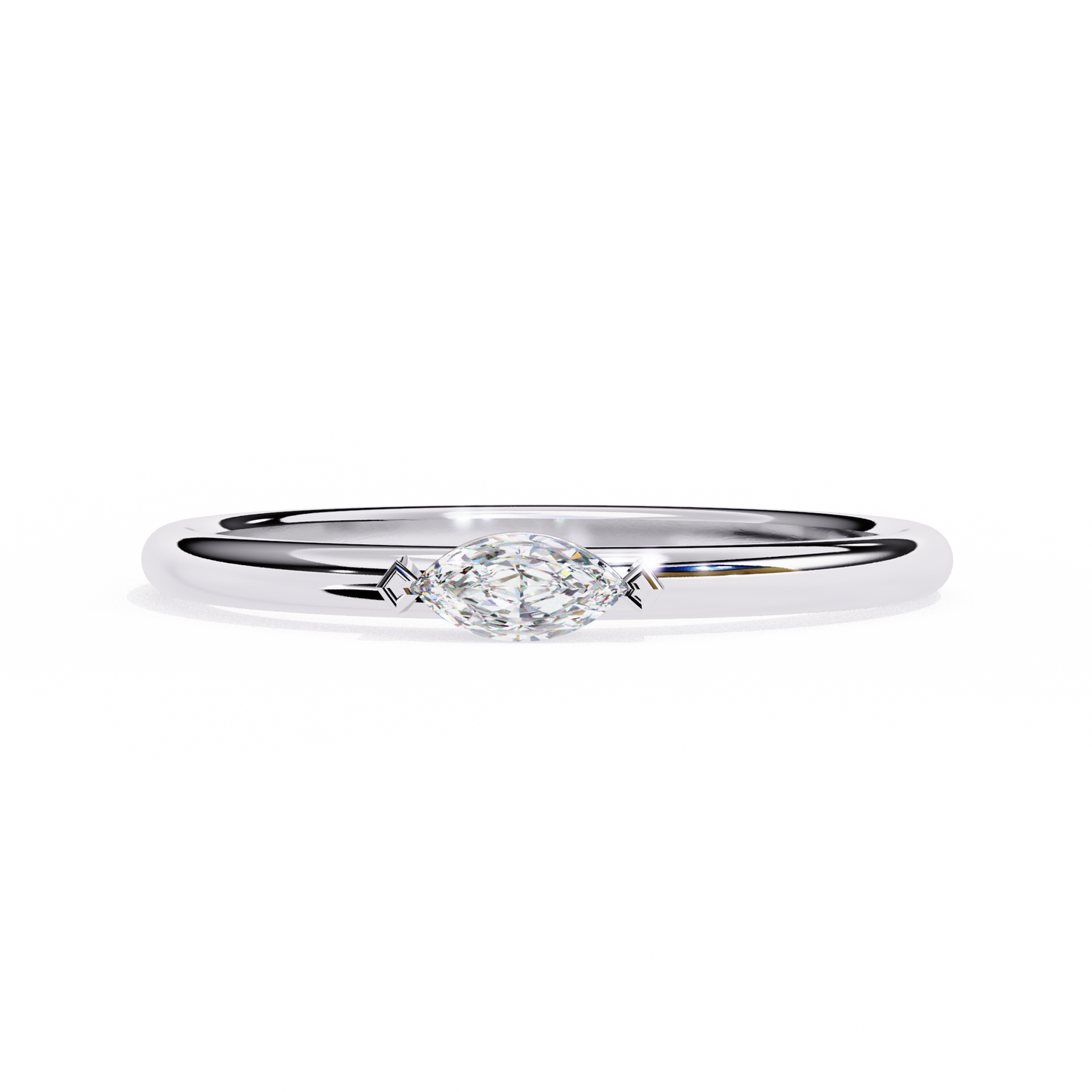 pure marquise lab grown diamond ring
