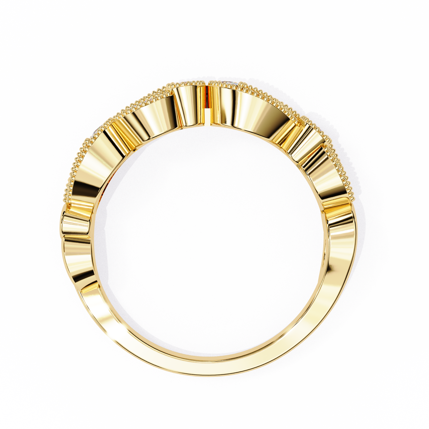 infinite charm lab grown diamond ring
