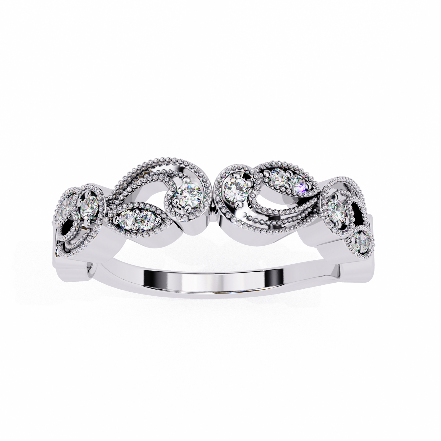 infinite charm lab grown diamond ring