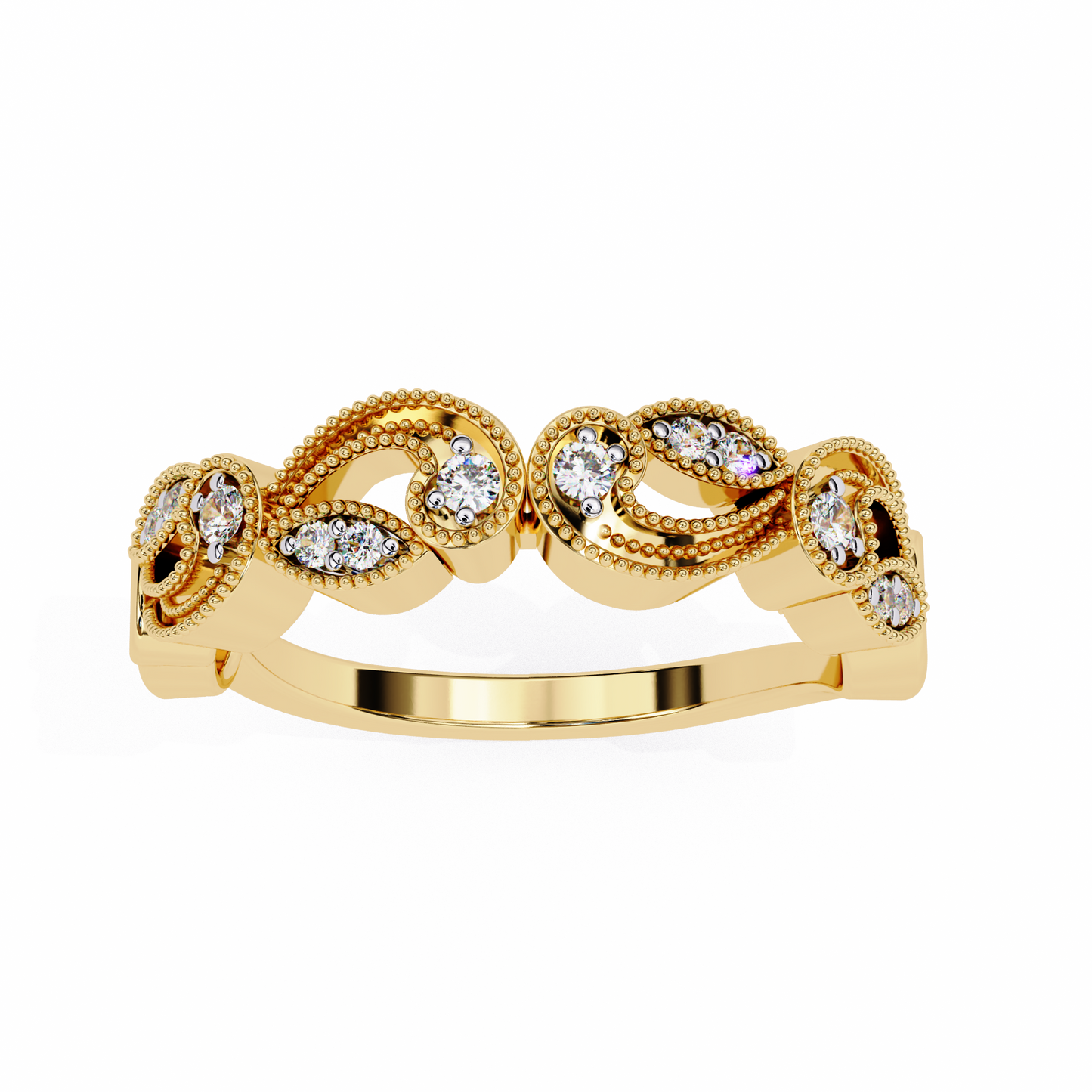 infinite charm lab grown diamond ring