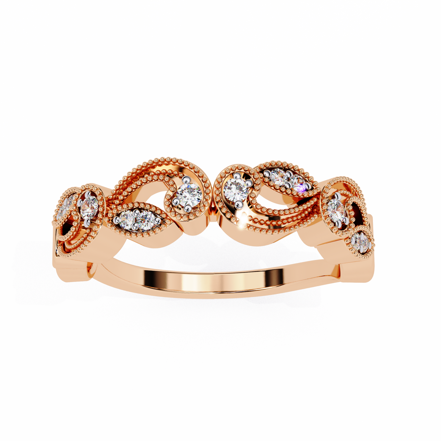 infinite charm lab grown diamond ring