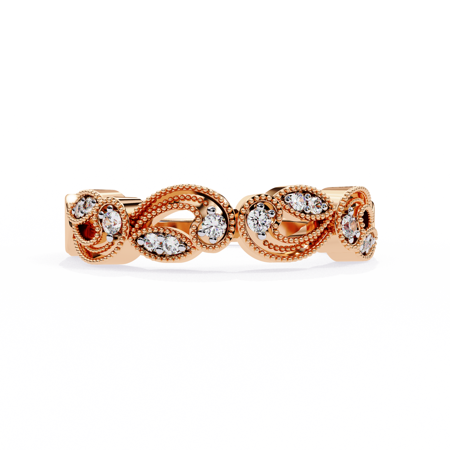infinite charm lab grown diamond ring