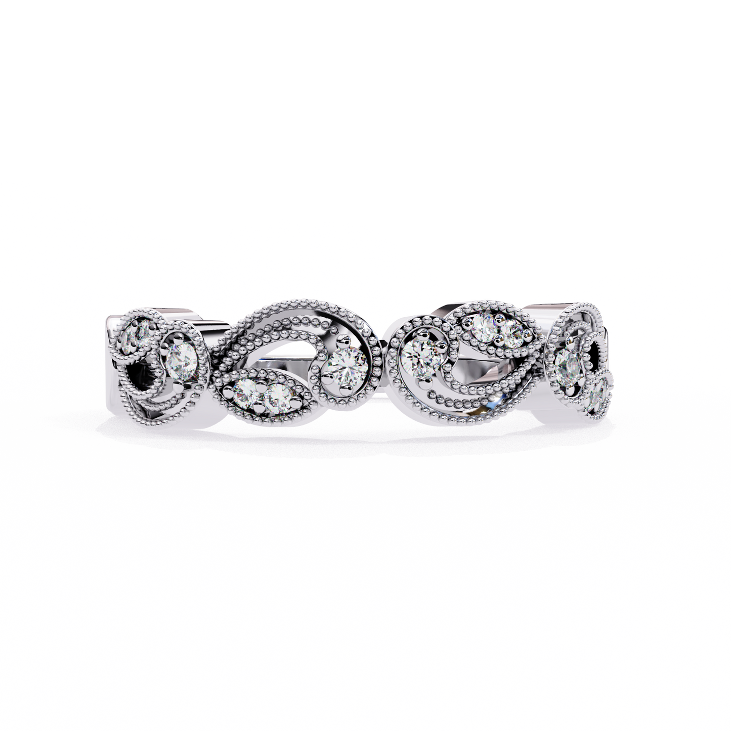infinite charm lab grown diamond ring