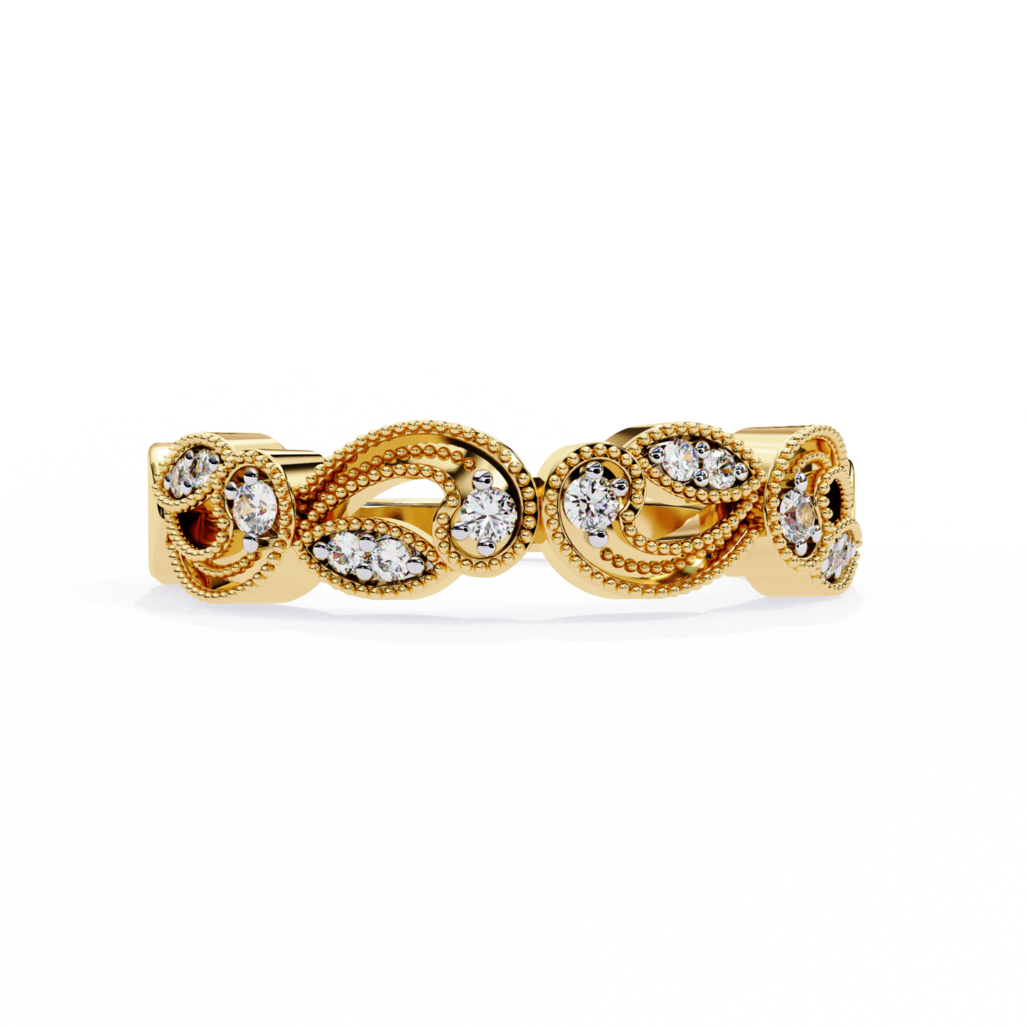 infinite charm lab grown diamond ring
