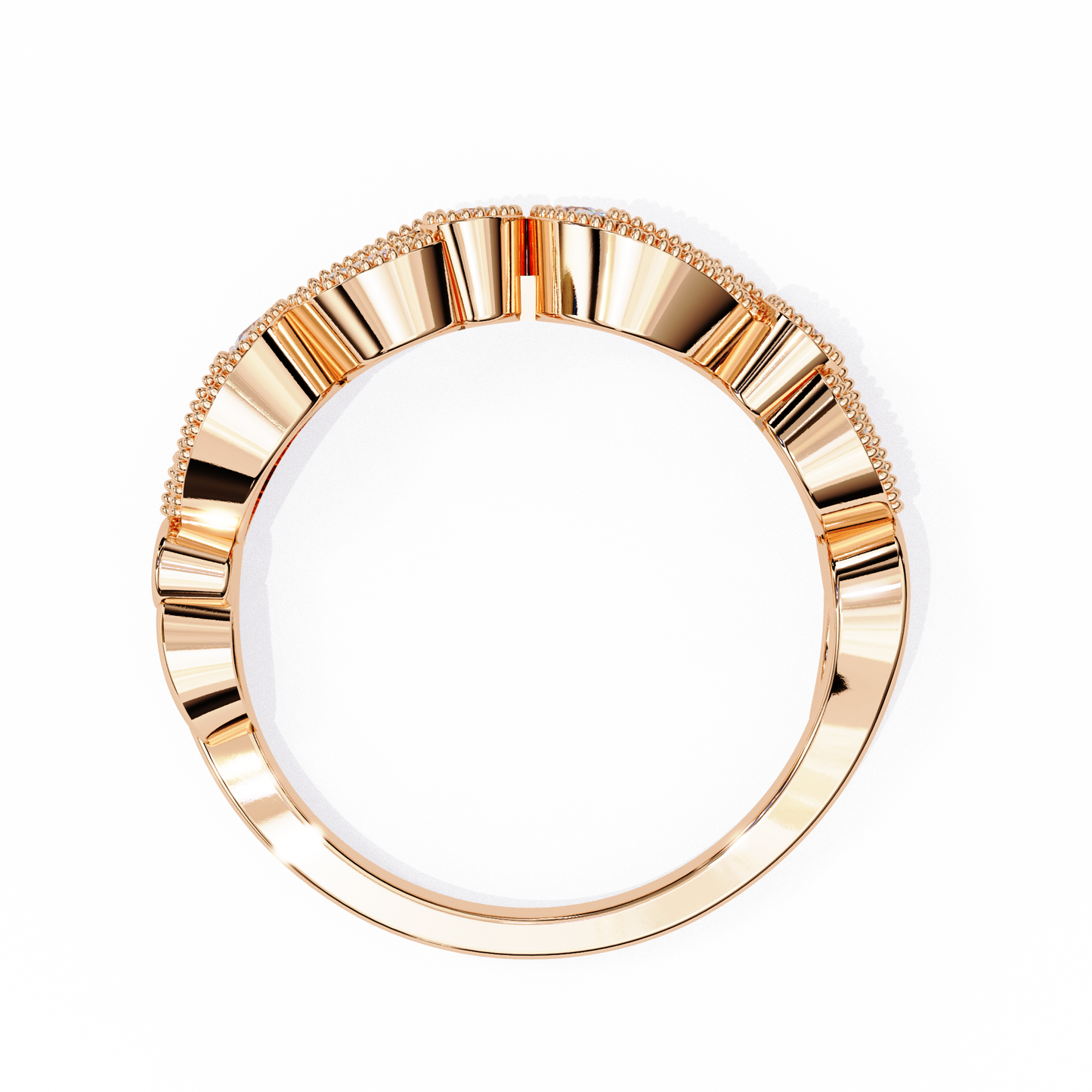 infinite charm lab grown diamond ring