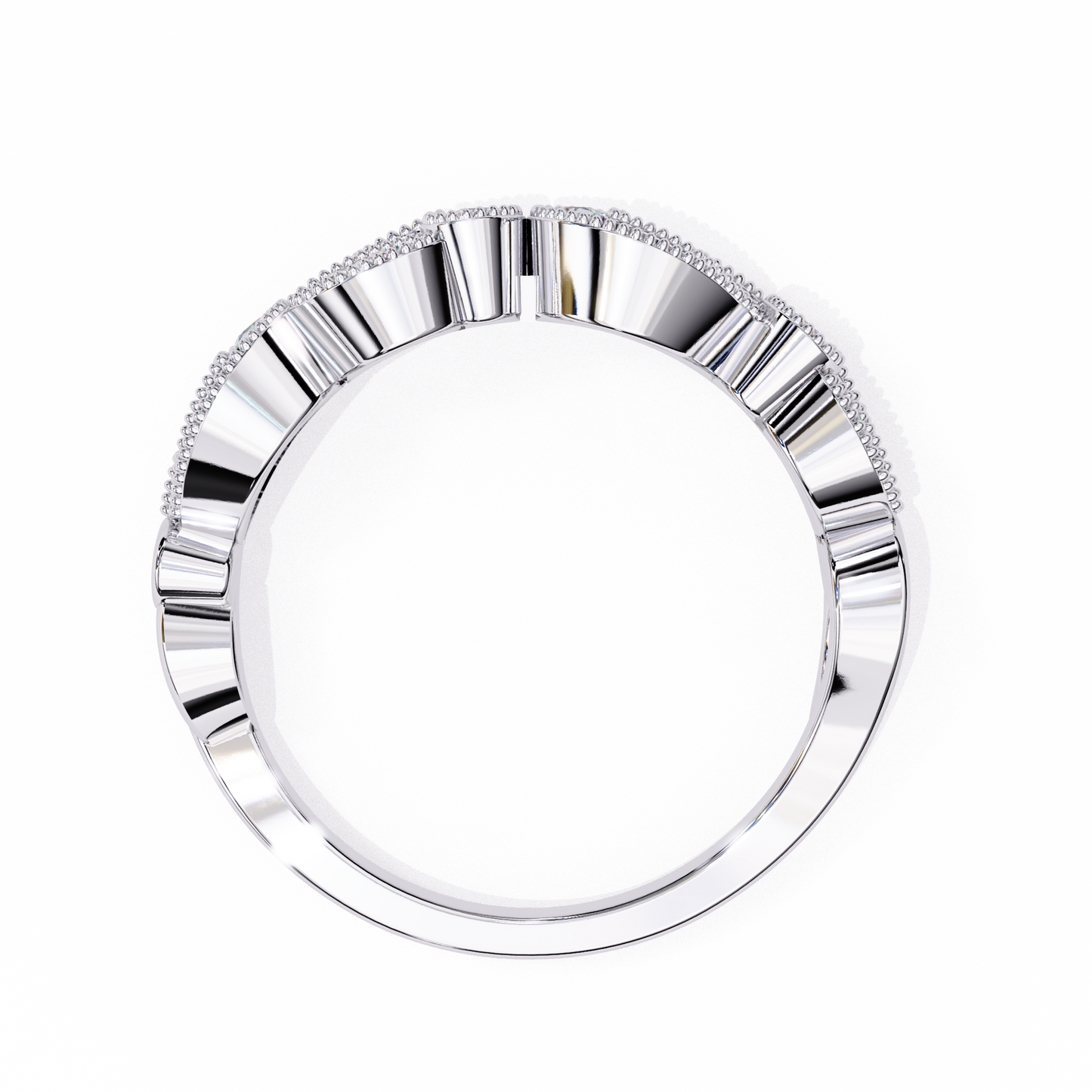 infinite charm lab grown diamond ring