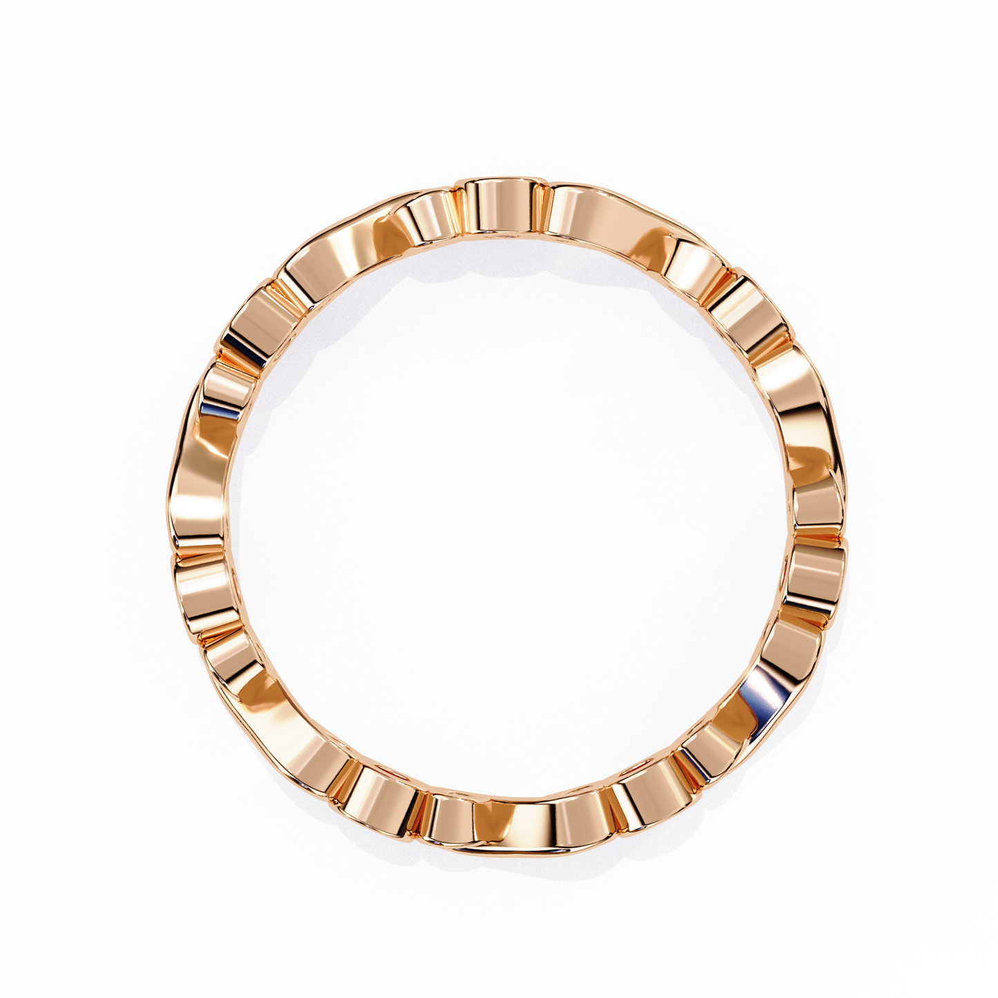 infinity loop lab grown diamond ring